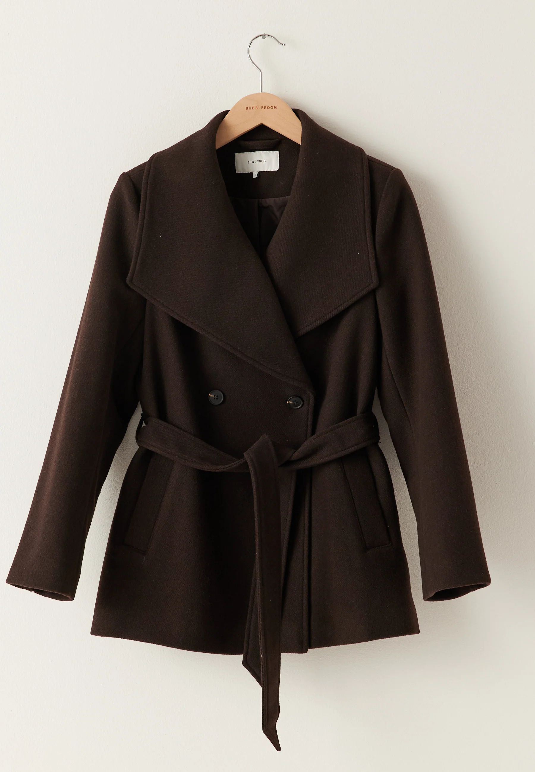Short Wool Blend Coat - Image 7