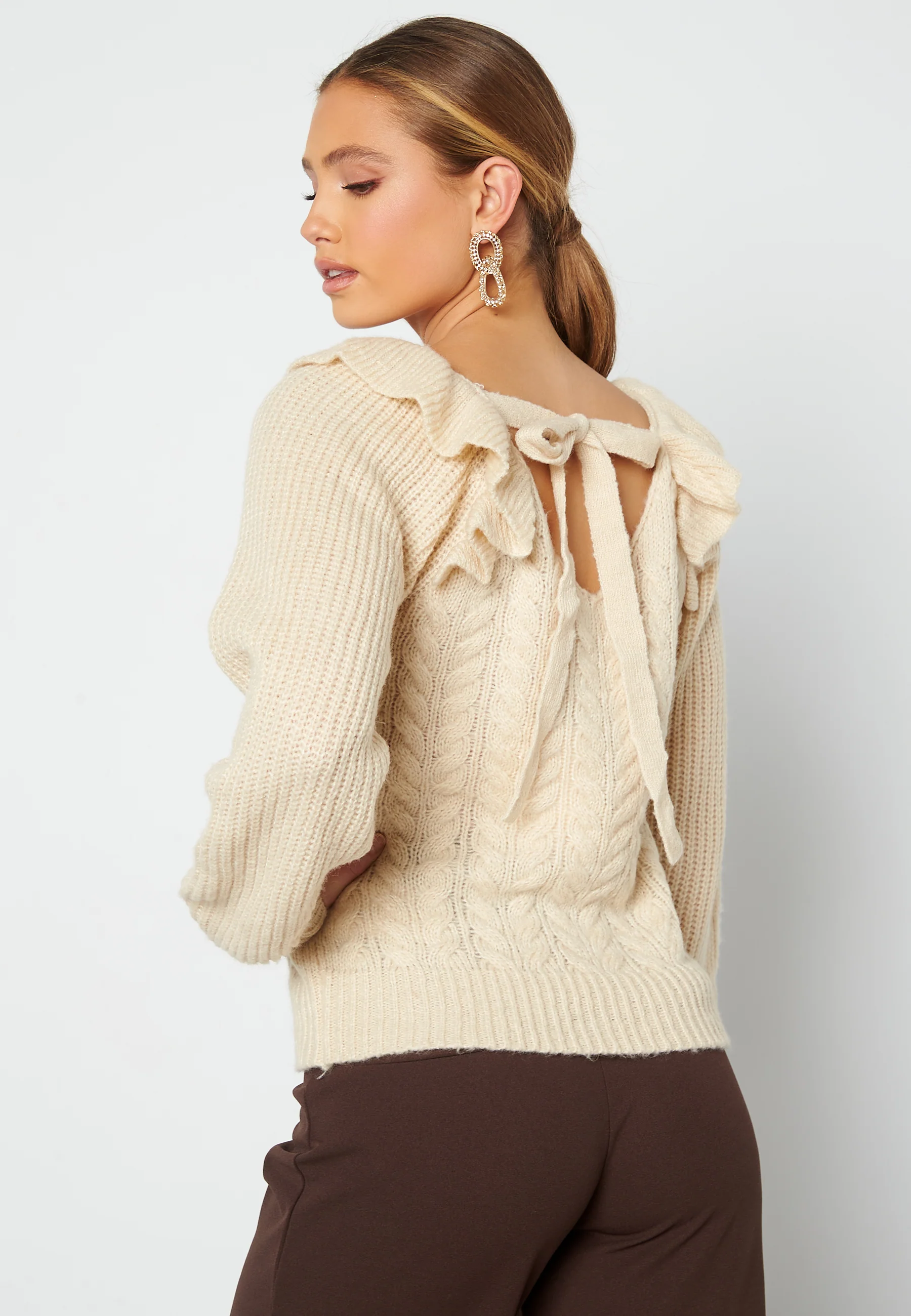 Shy Detail L/S Knit Top - Image 3