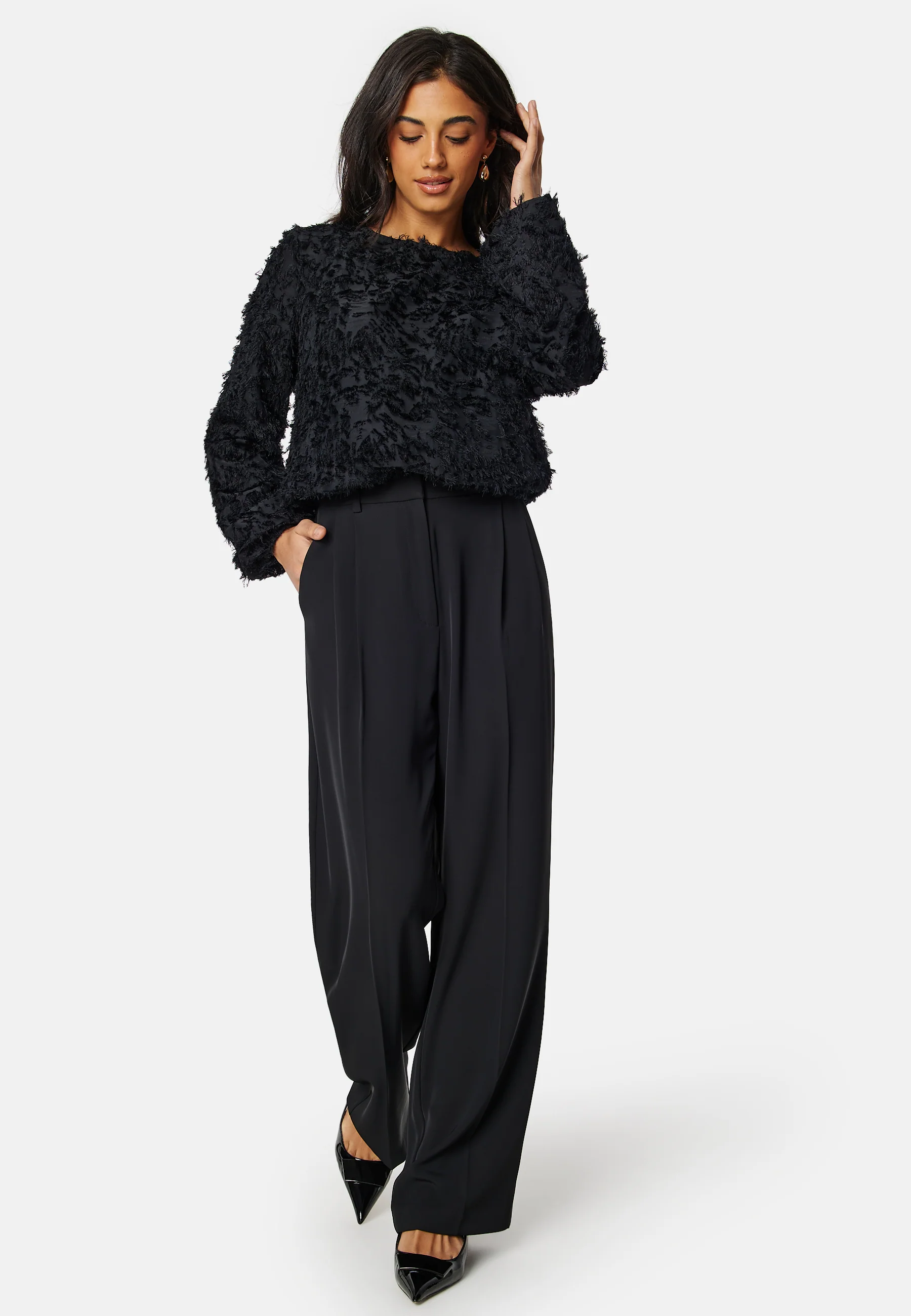 Siara Cropped Boat Neck T - Image 3