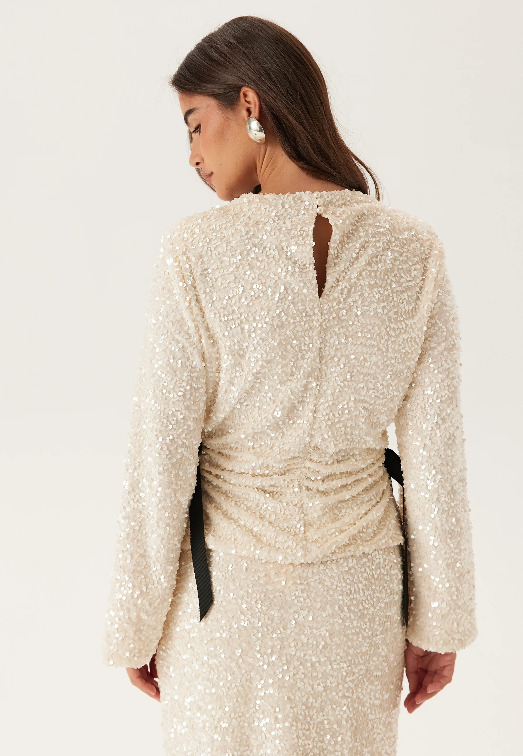 Side Slit Sequin Top - Image 3