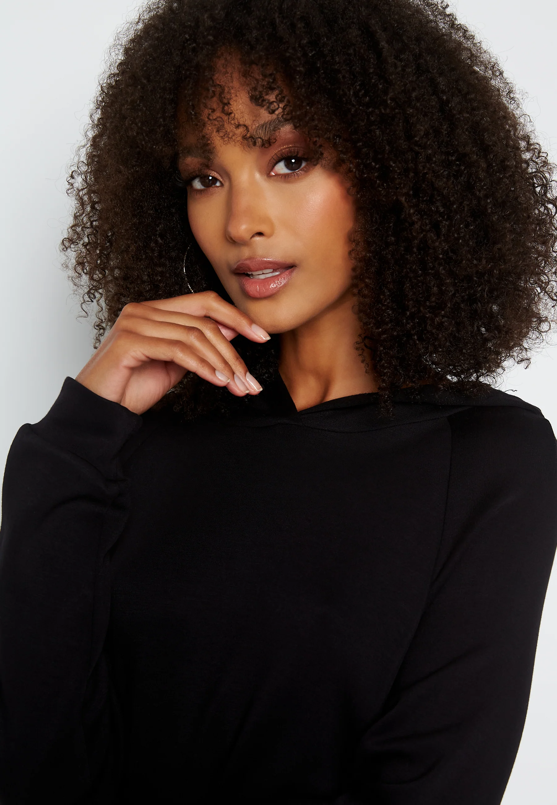 Silky L/S Slit Dress - Image 4