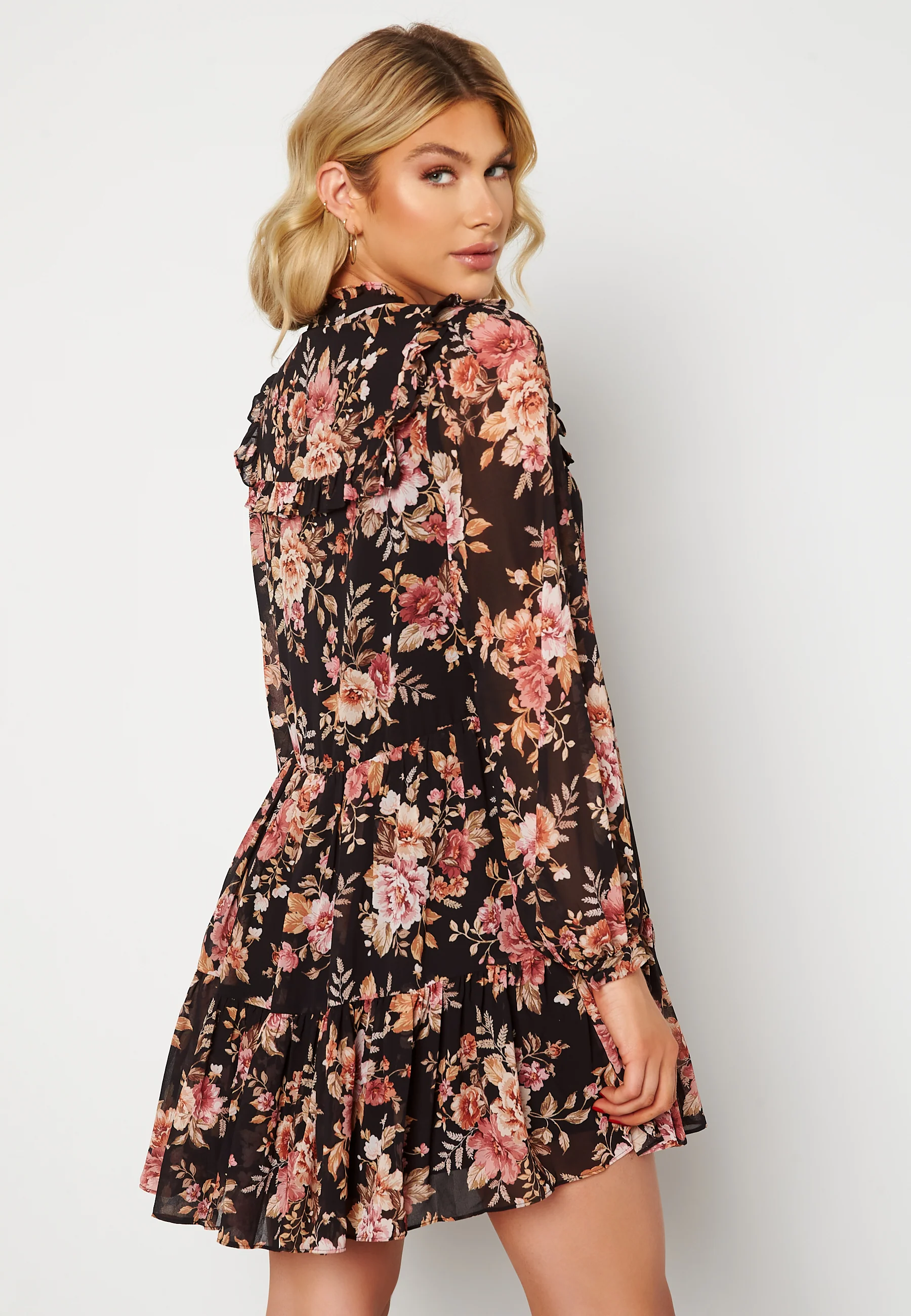 Simona Ruffle Smock Dress - Image 3