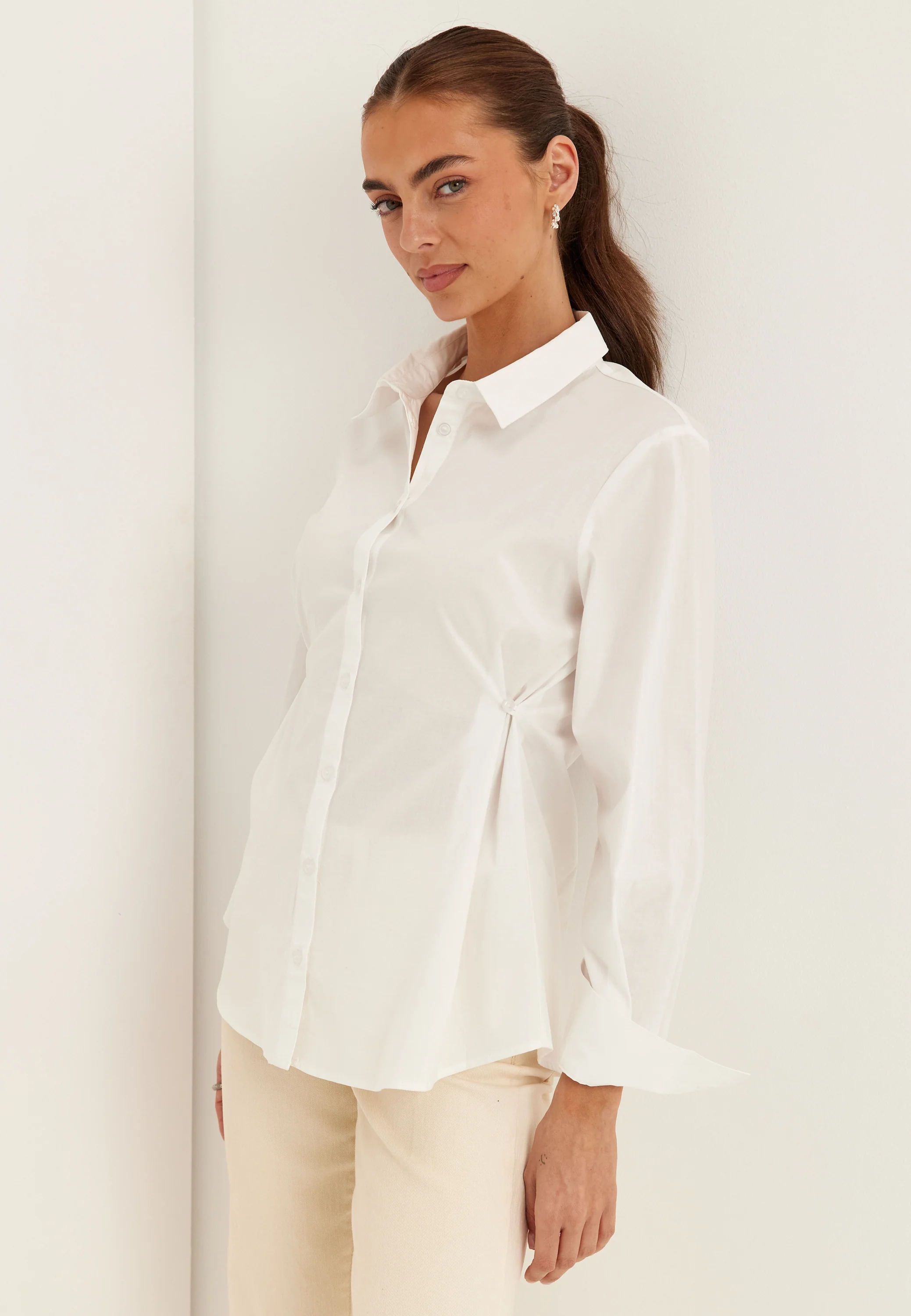 Sinched Waist Shirt - Image 2