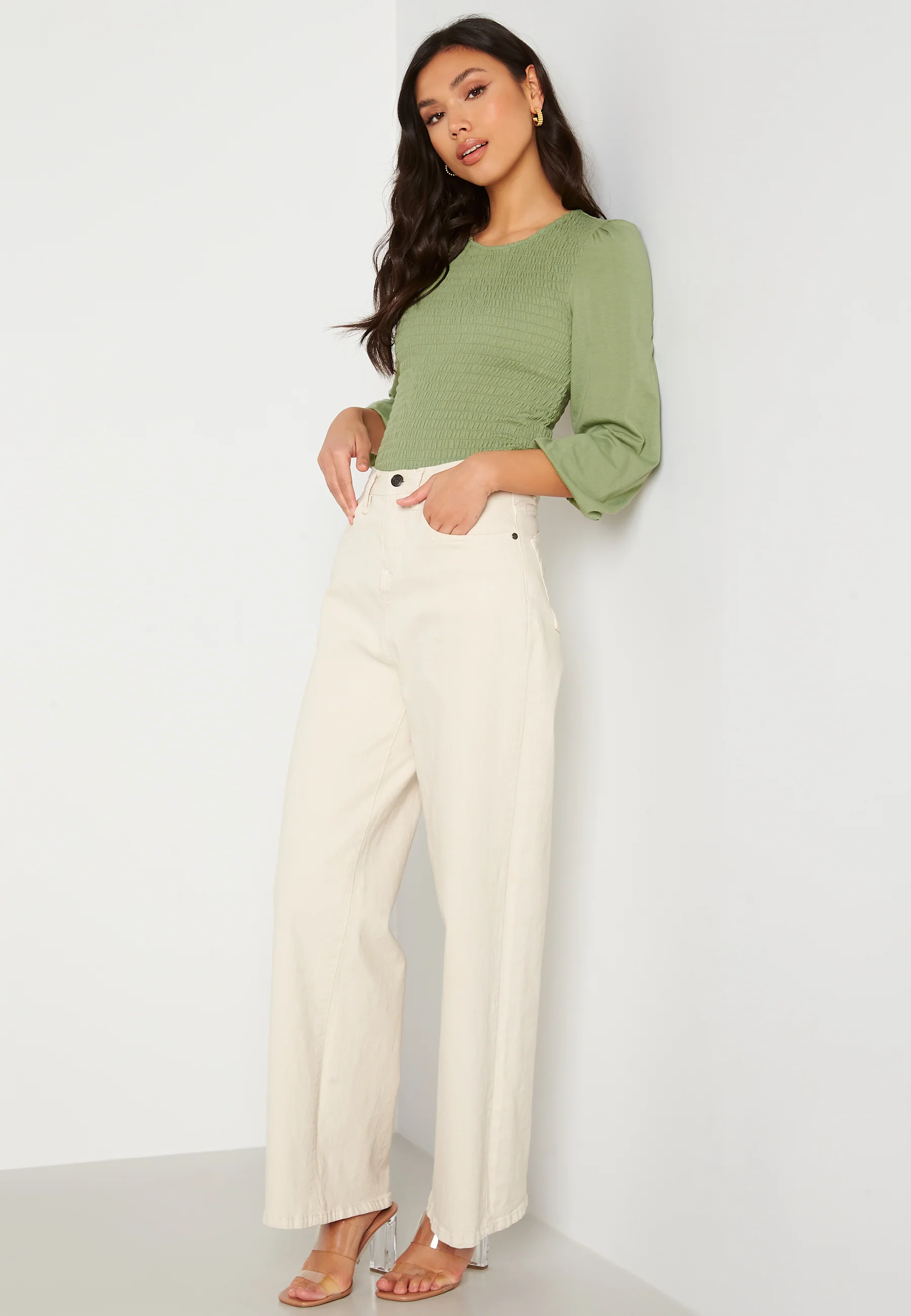 Sindi L/S Smock Top - Image 2