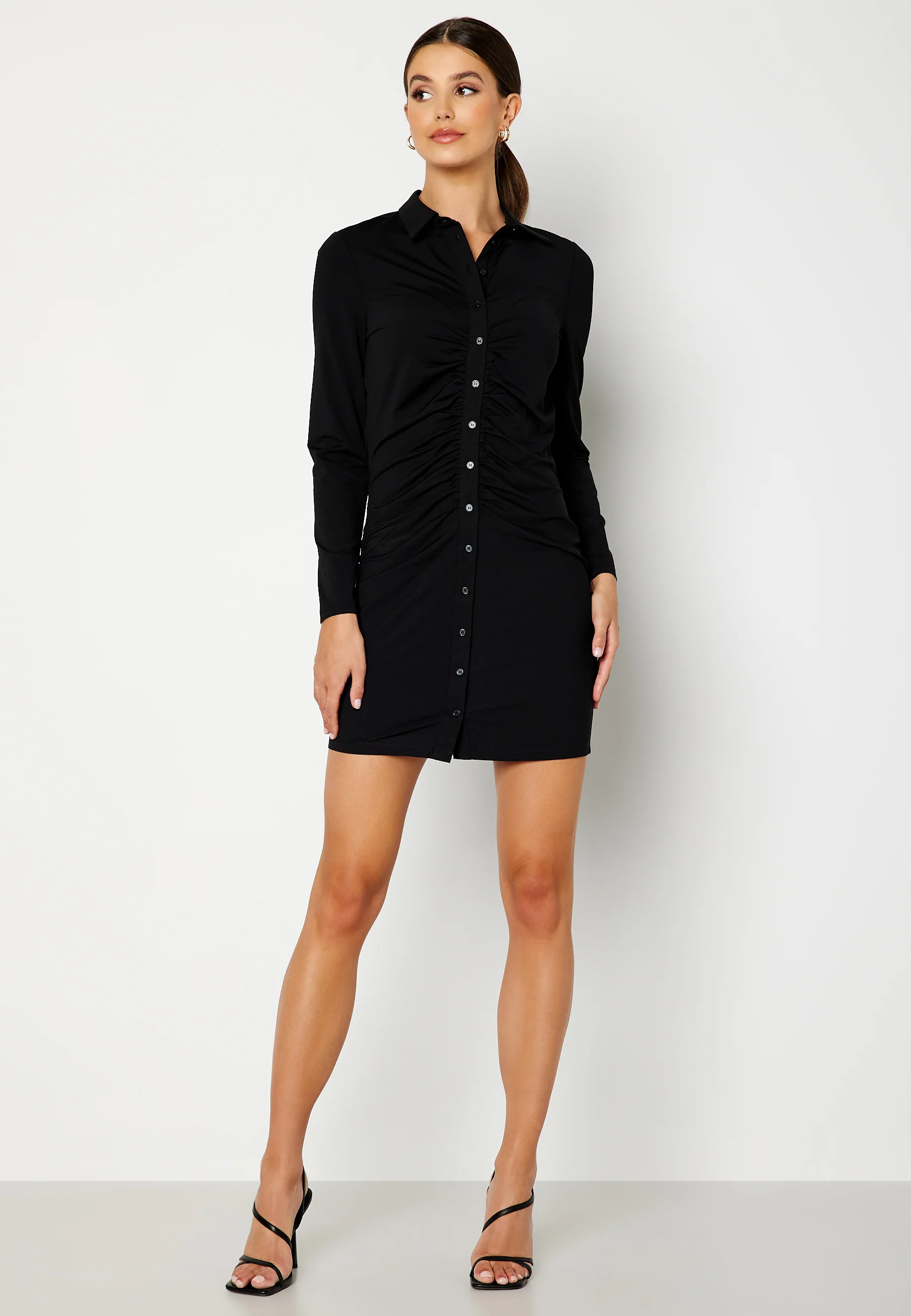 Sixty L/S Button Short Dress - Image 2