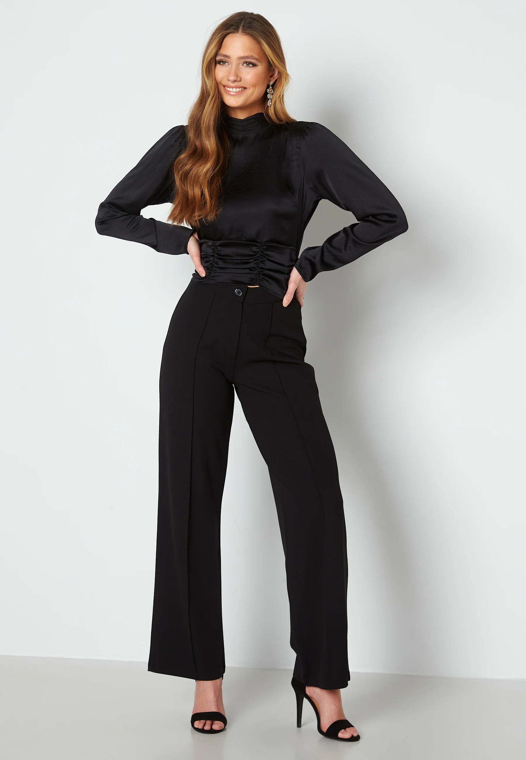 Skyla ruched bow blouse - Image 3