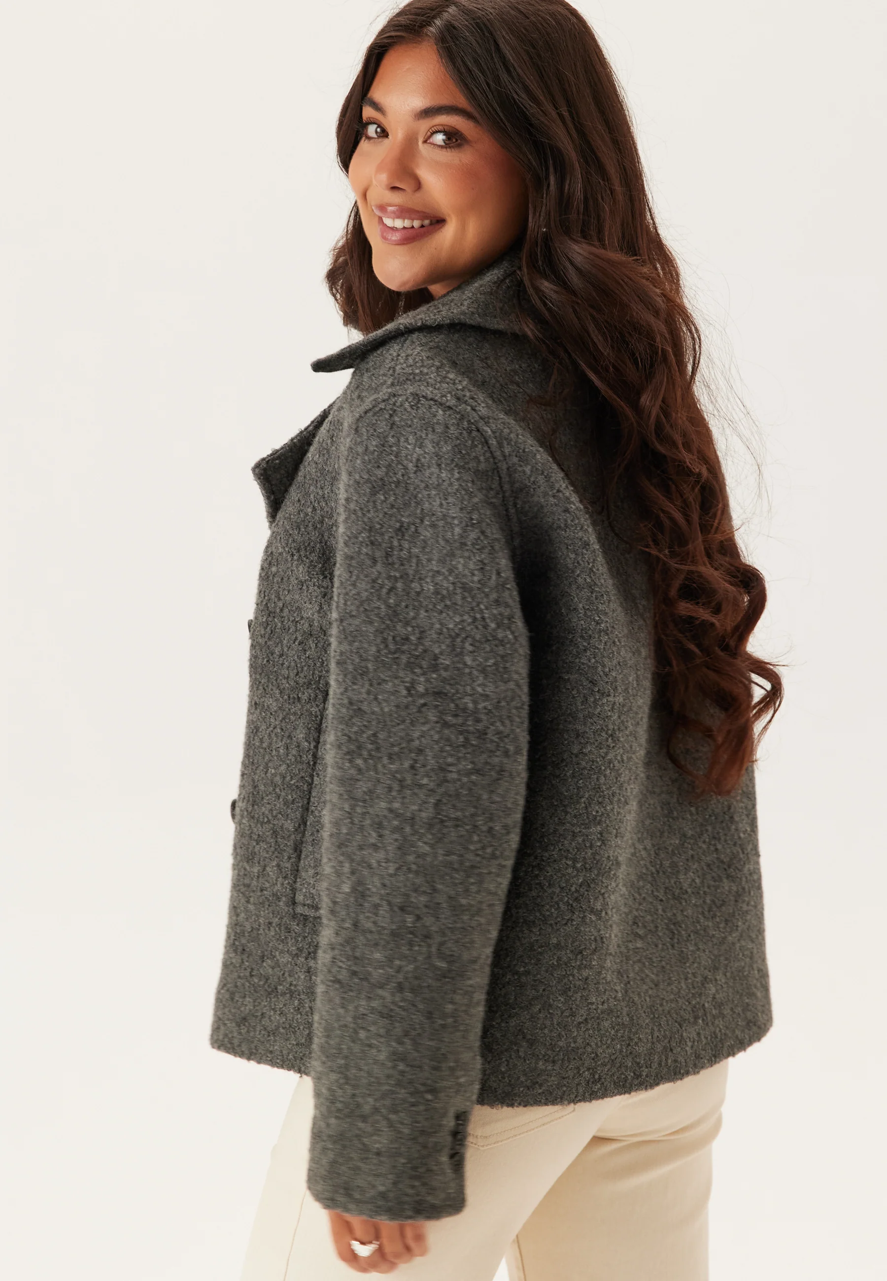 Slfalma Boucle Wool Blend Jack - Image 3