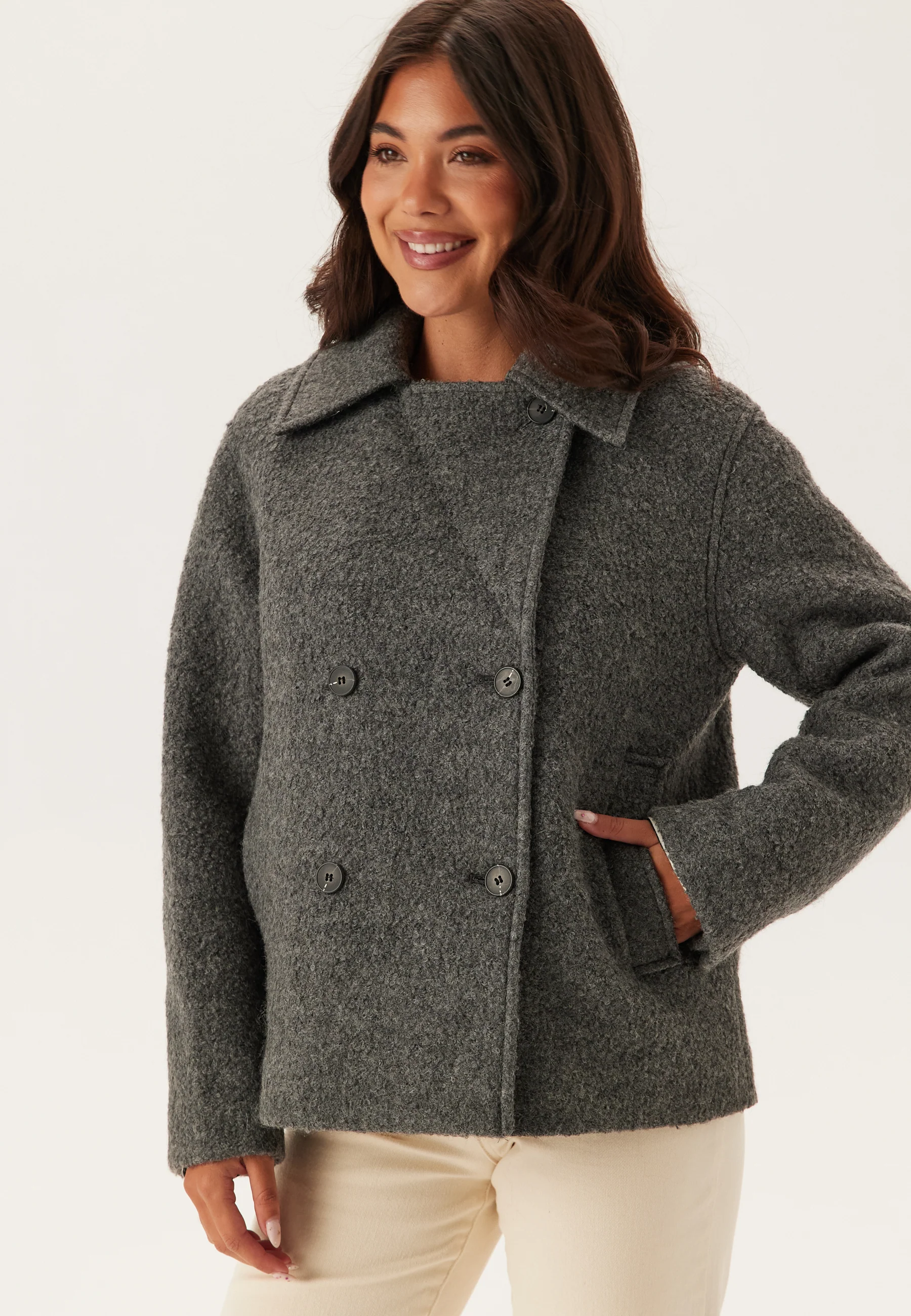 Slfalma Boucle Wool Blend Jack - Image 4