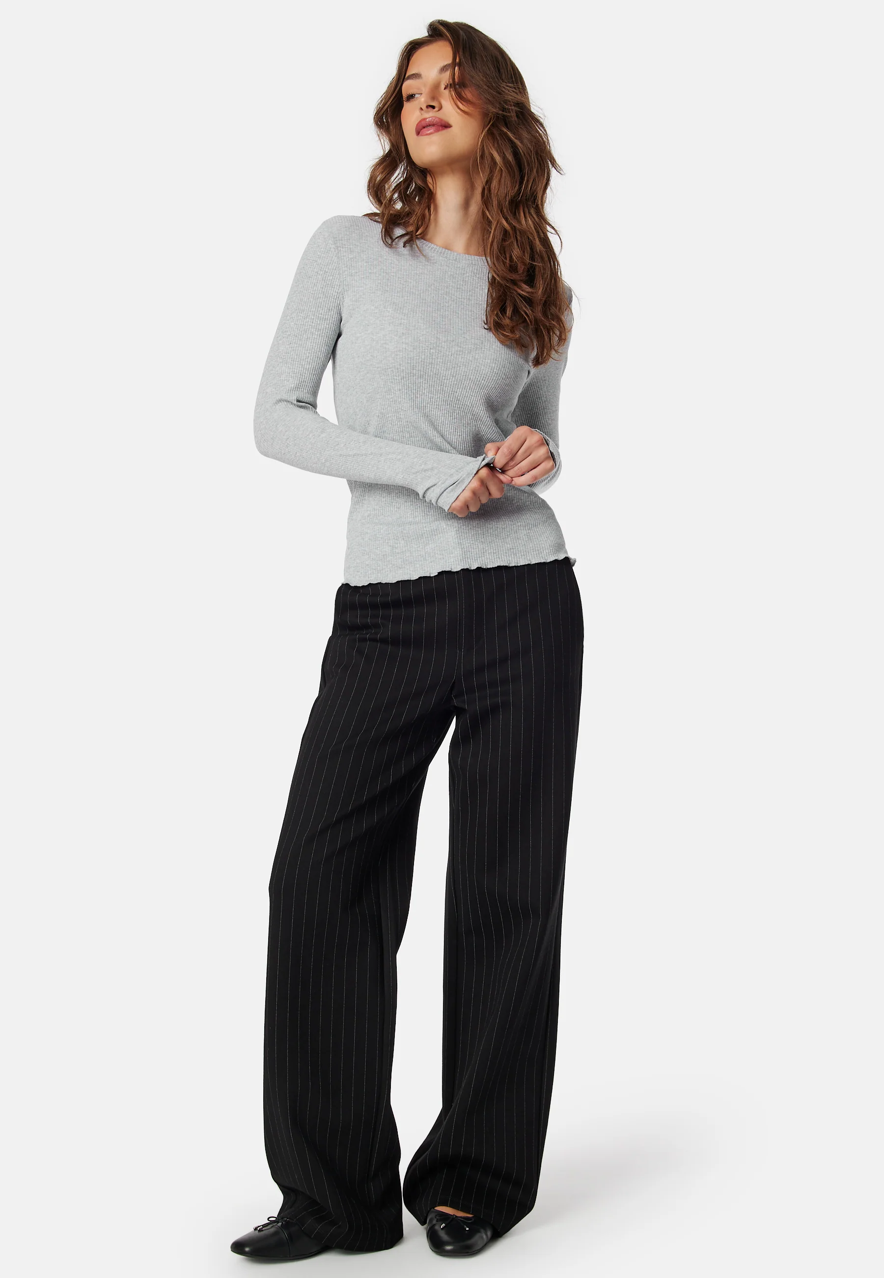 Slfanna LS Crew Neck Tee - Image 3