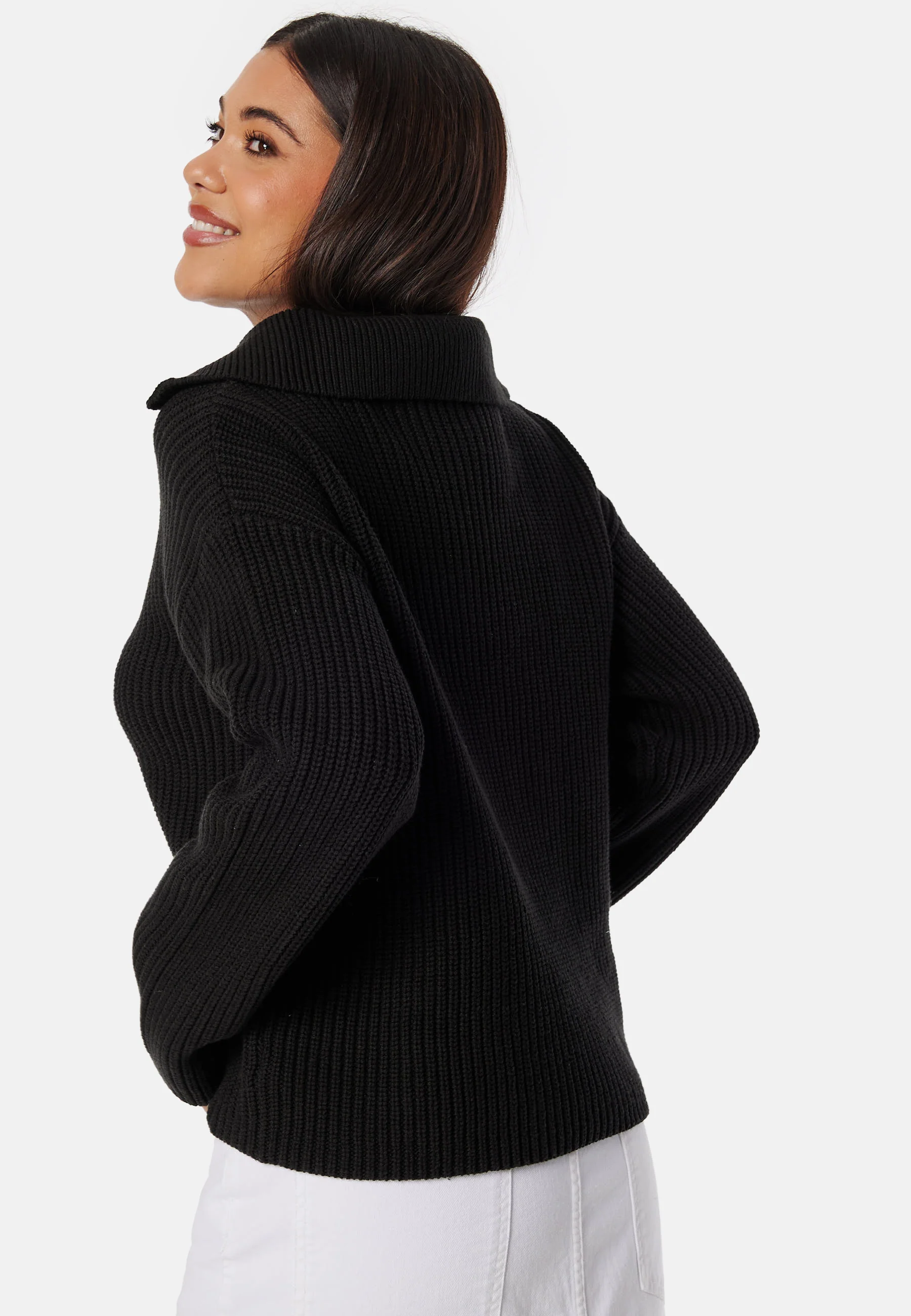 Slfbloomie Ls Knit Half Zip - Image 2