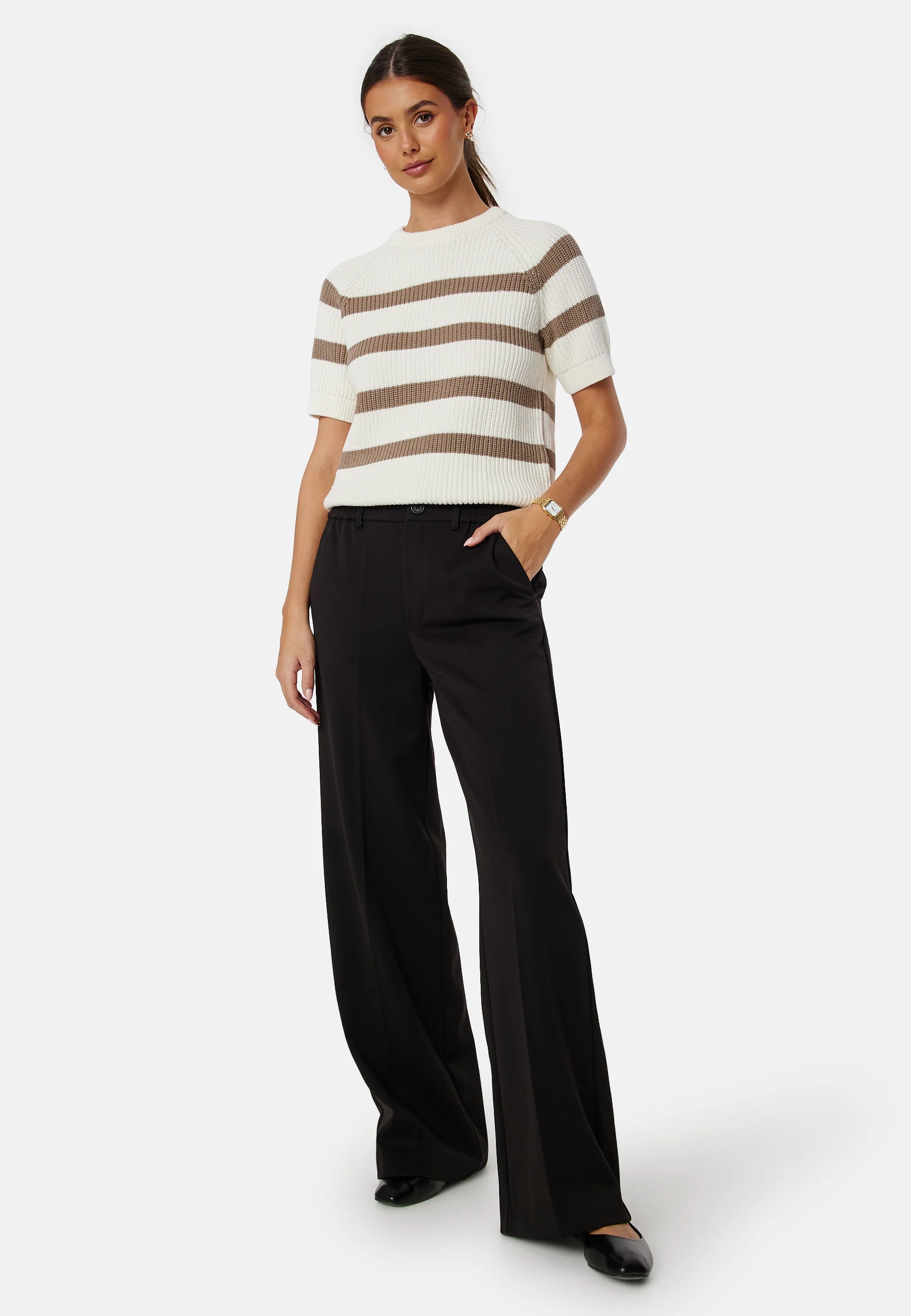 Slfbloomie SS Knit O-Neck - Image 3