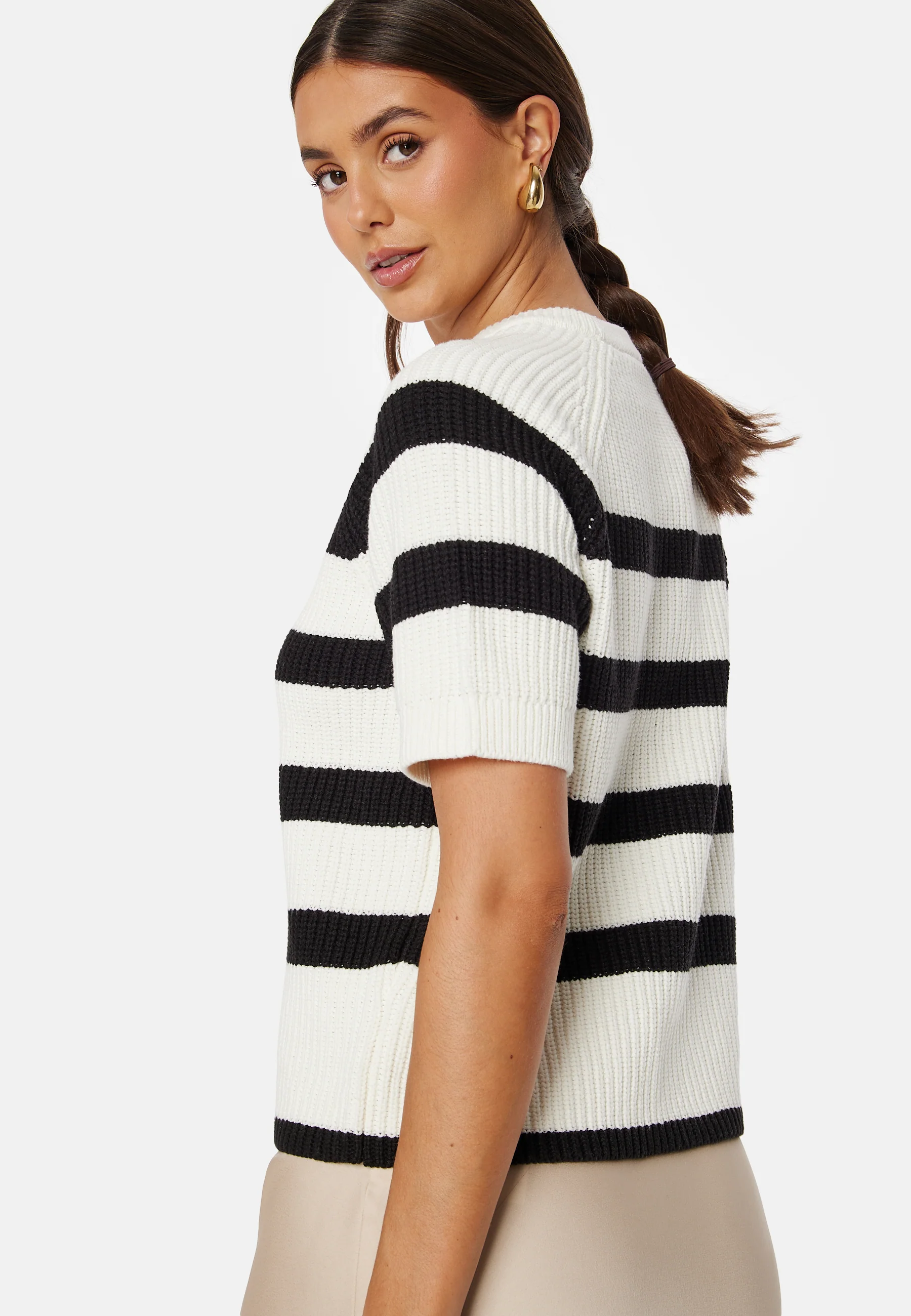 Slfbloomie SS Knit O-Neck - Image 2