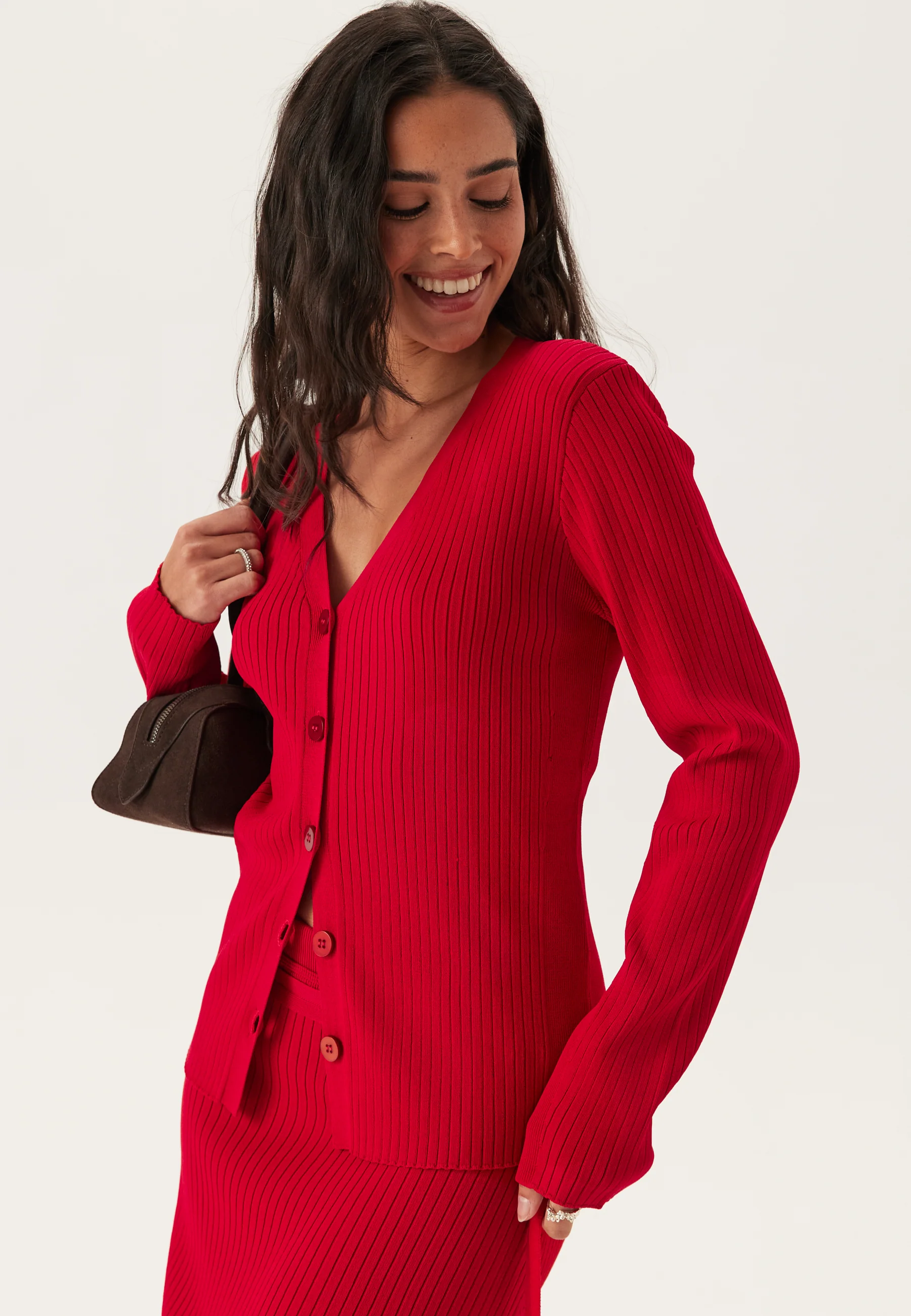 Slfcarly Ls Knit Cardigan - Image 2
