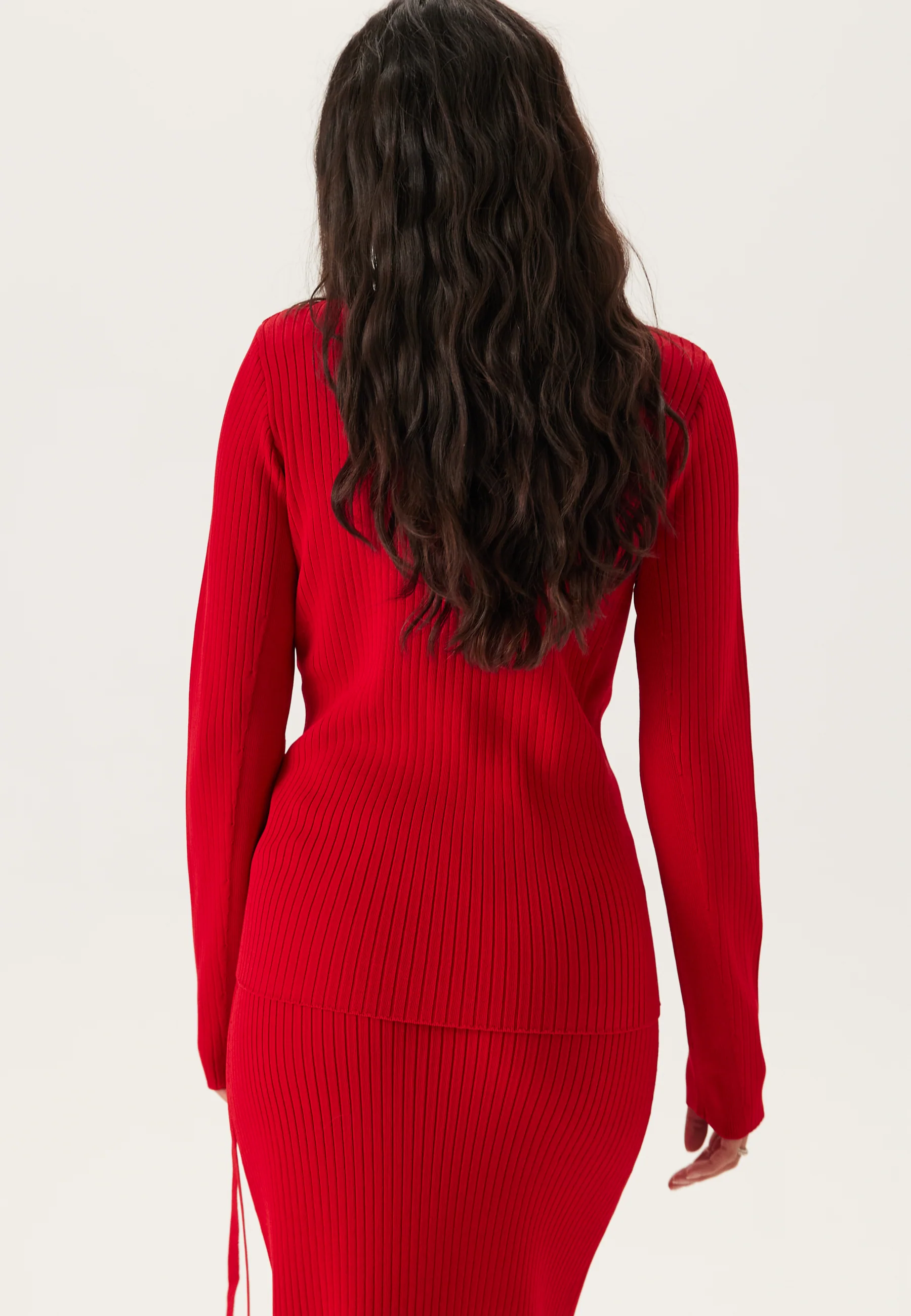 Slfcarly Ls Knit Cardigan - Image 3