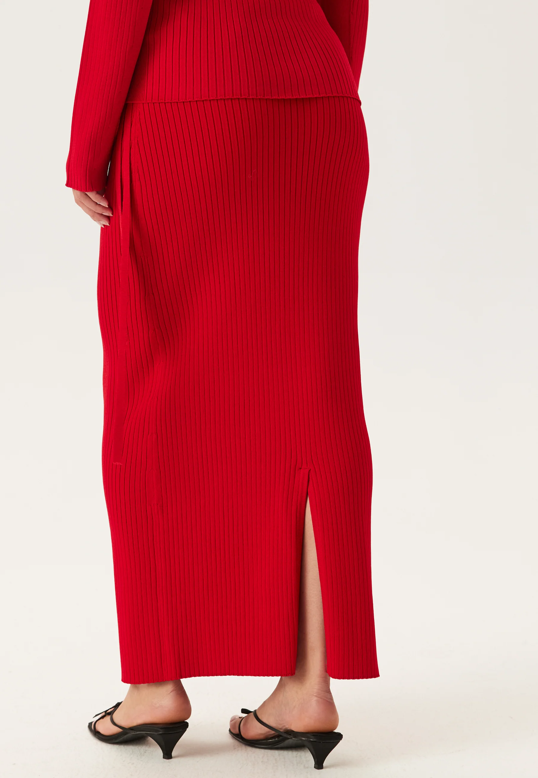 Slfcarly Mw Knit Ankle Skirt - Image 3