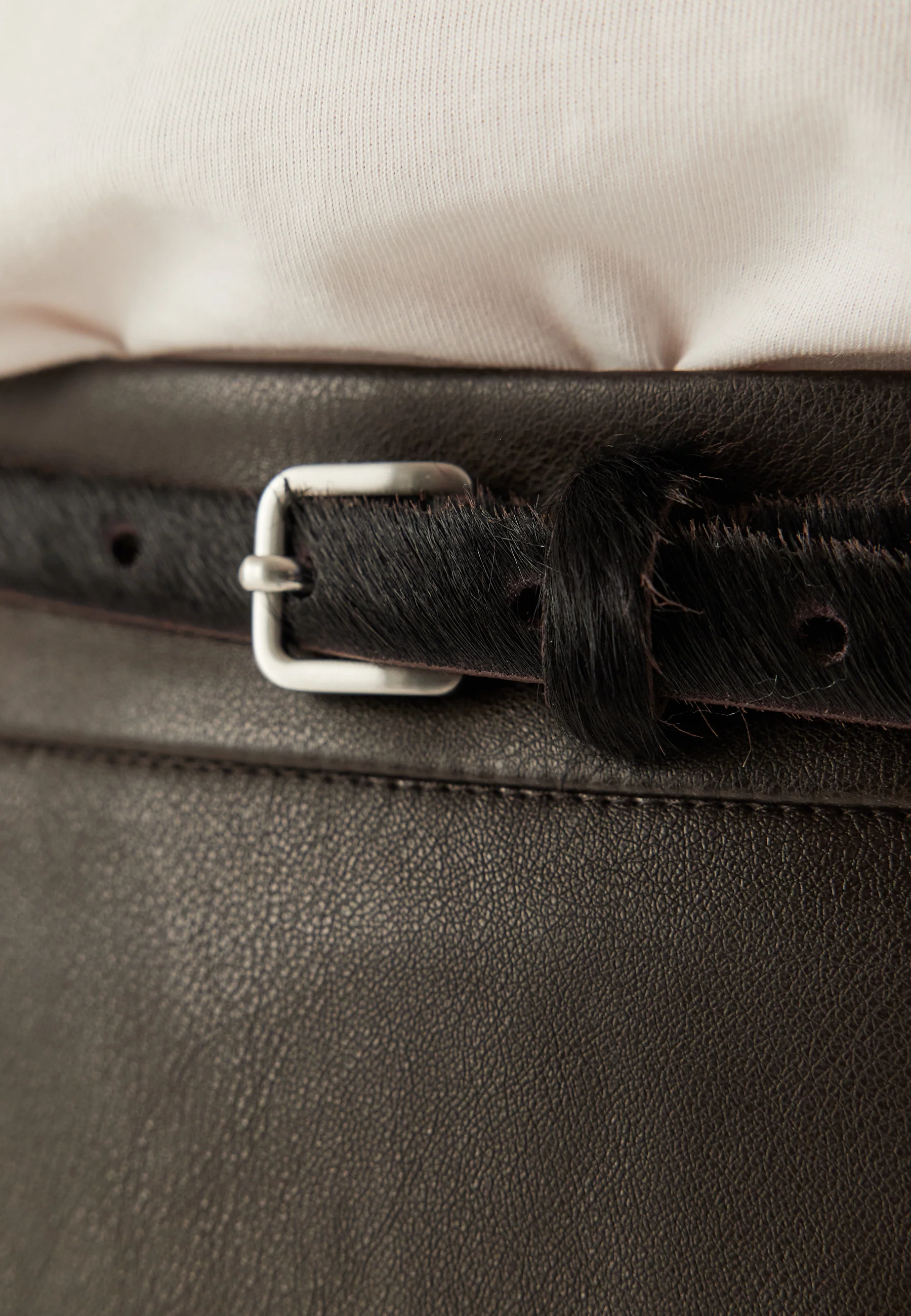 Slfcaroline Slim Cow Belt - Image 3