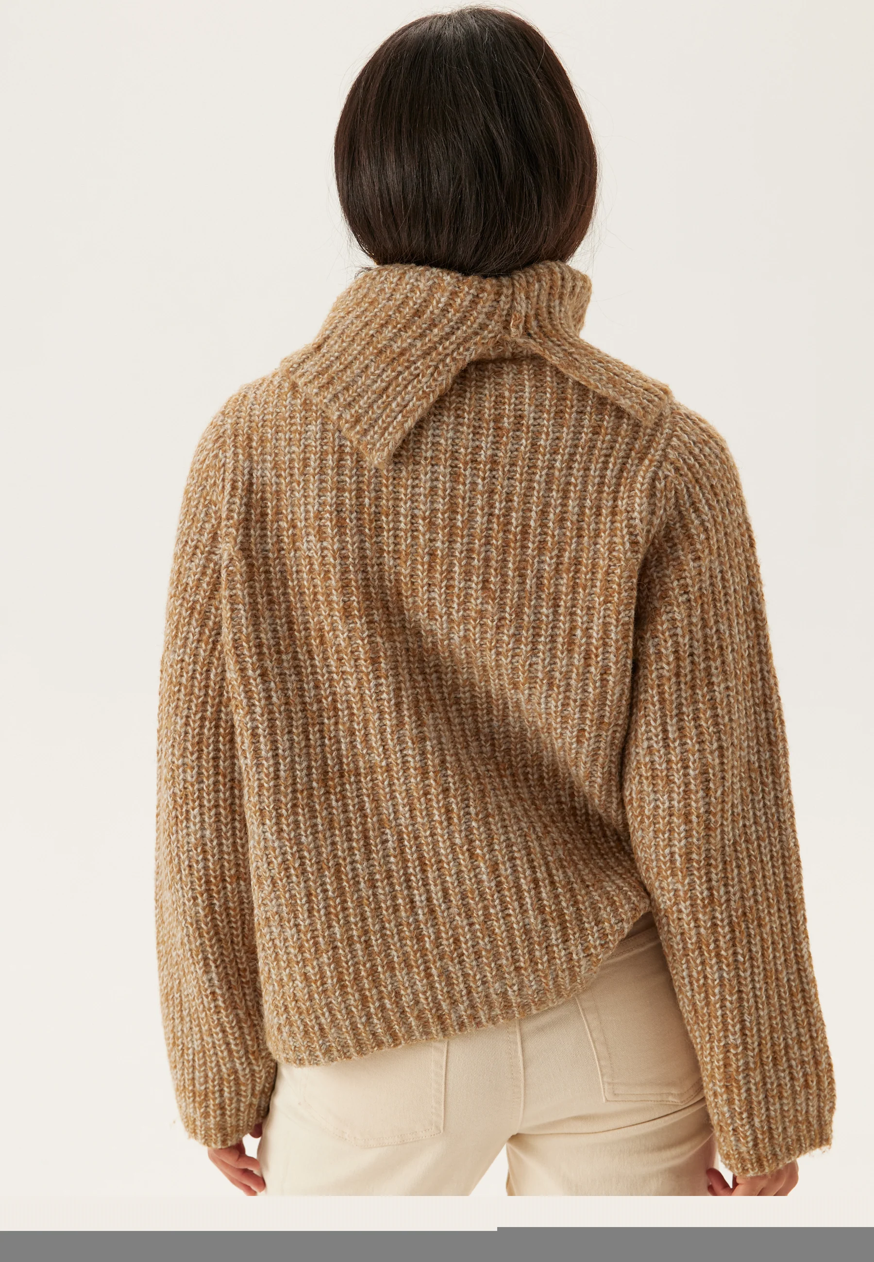 Slfchicago Ls Knit Split Roll - Image 2