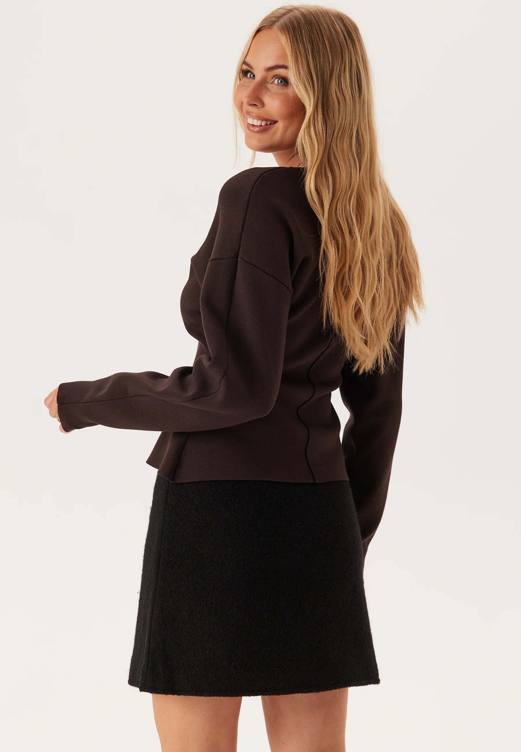Slfdarla Hw Knit Midi Skirt - Image 3