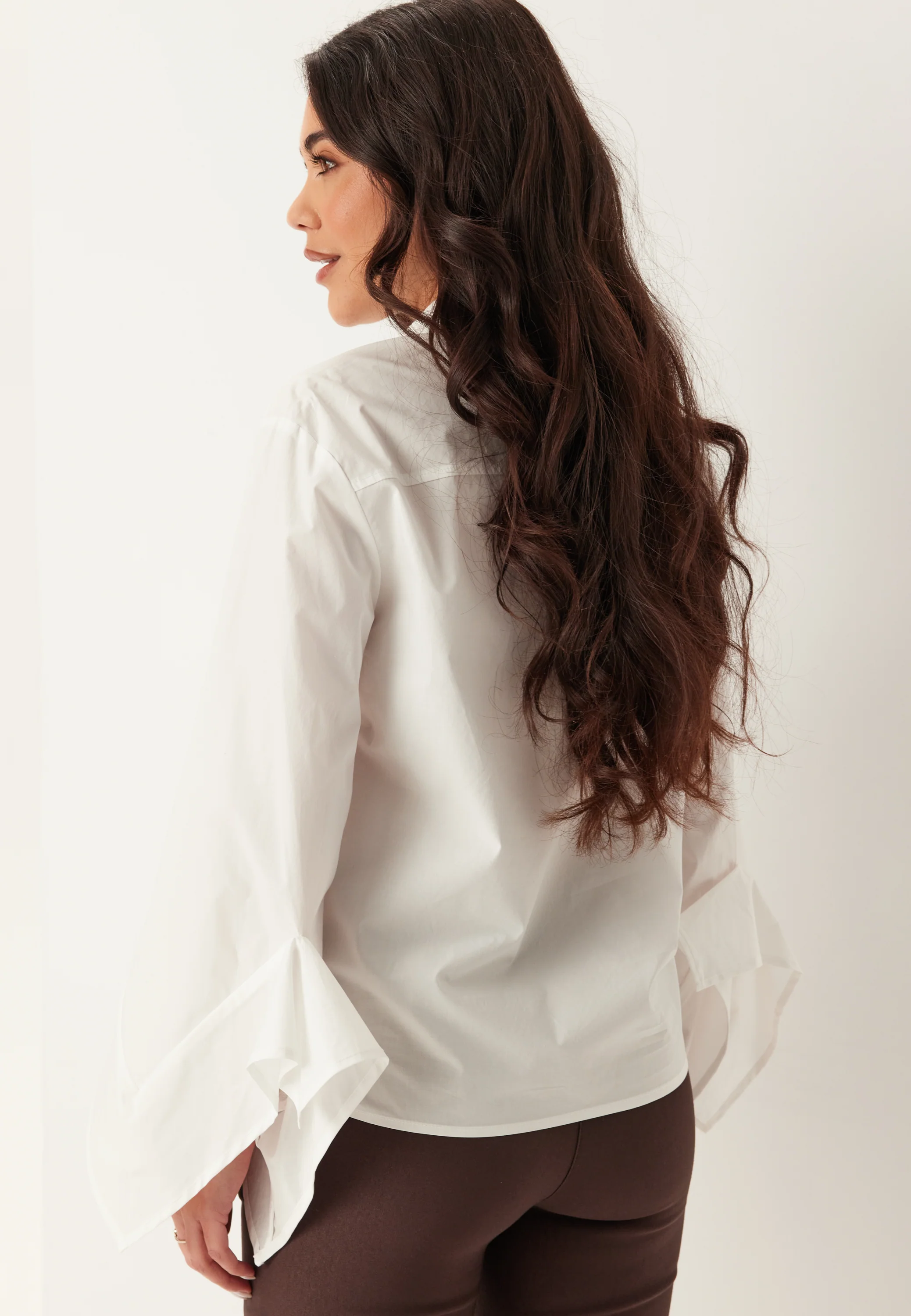 Slfdelia Relaxed Flounce Shirt - Image 7