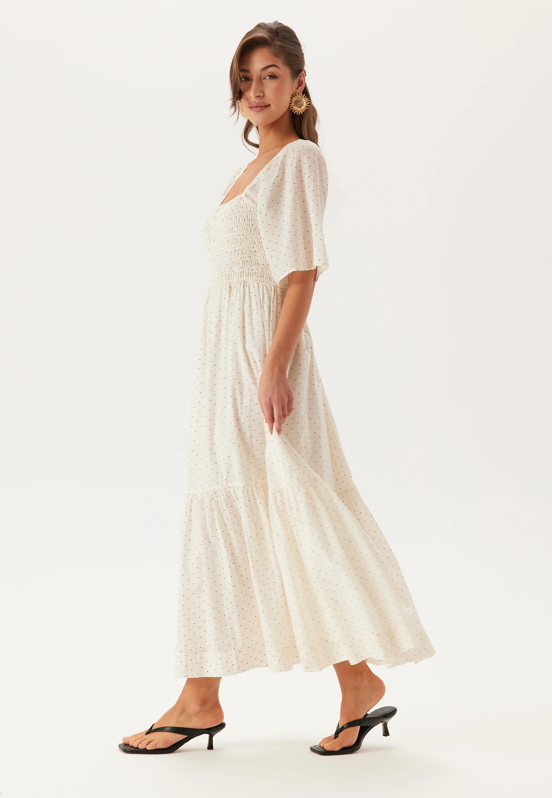 Slfdora Ss Aop Ankle Dress - Image 4