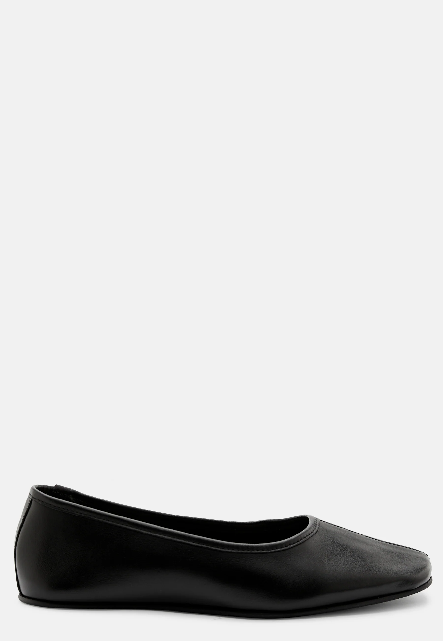 Slfelia leather ballerina