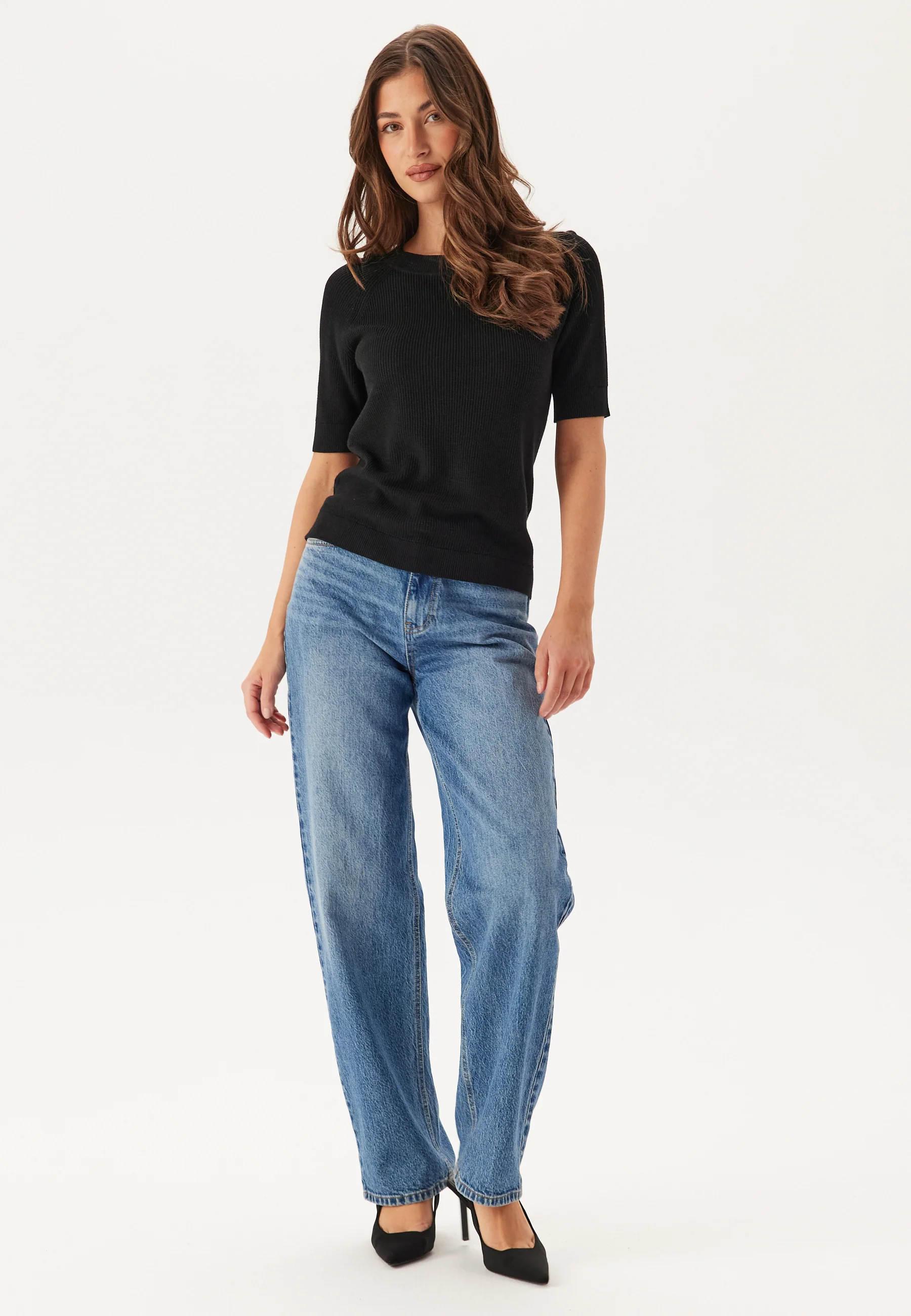 Slfelinna New Ss Knit Top Noos - Image 3