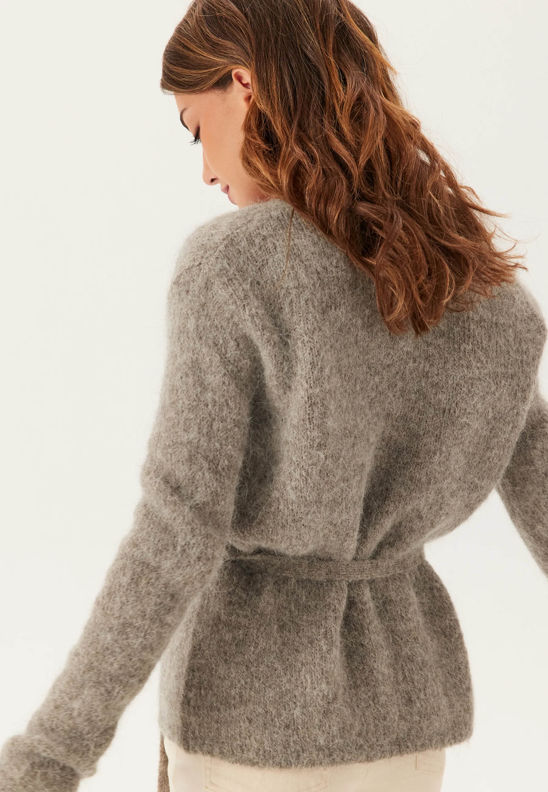 Slfgabella Ls Knit Belt Cardig - Image 2