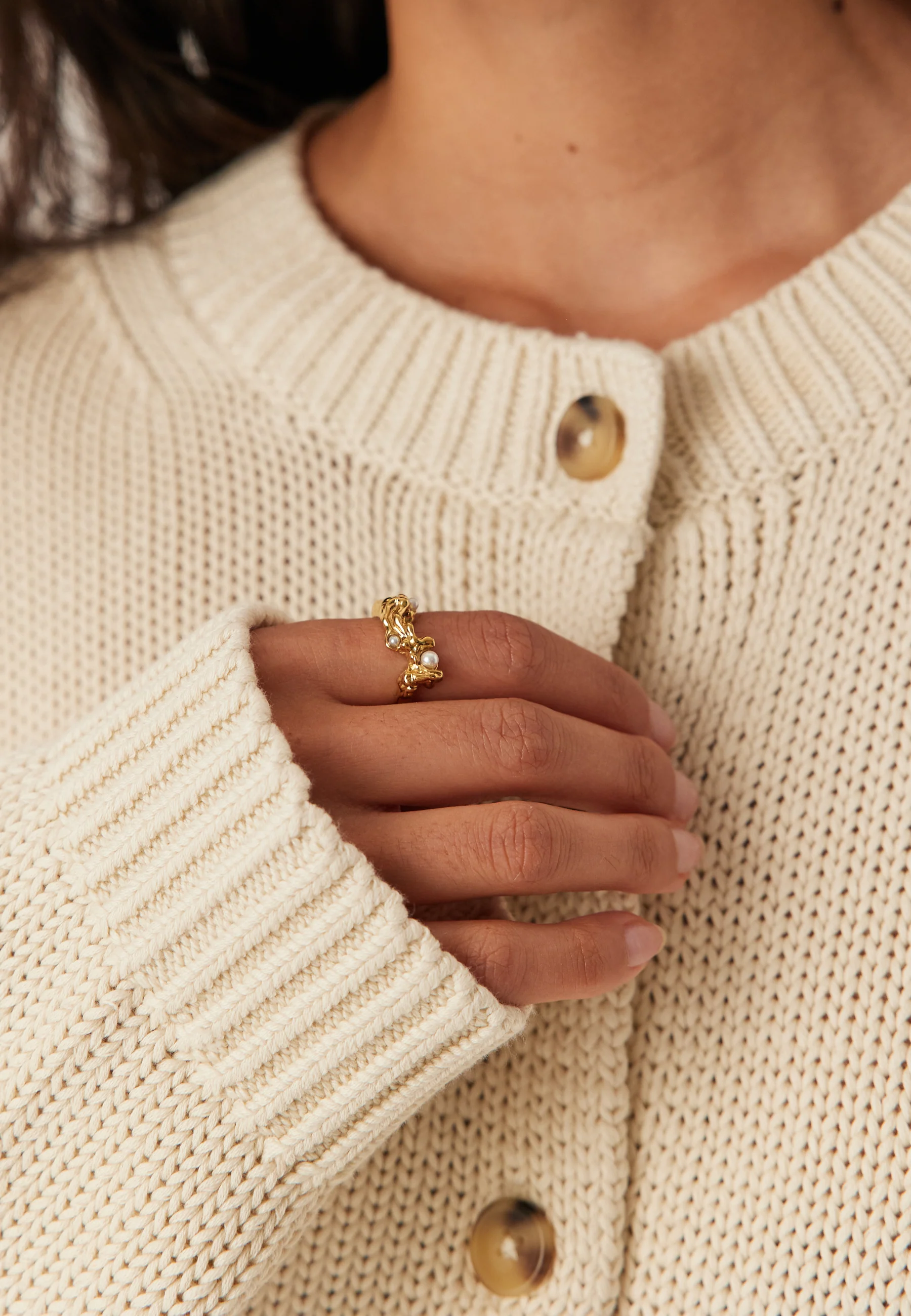 Slfivy Ls Knit O-neck Cardigan - Image 4