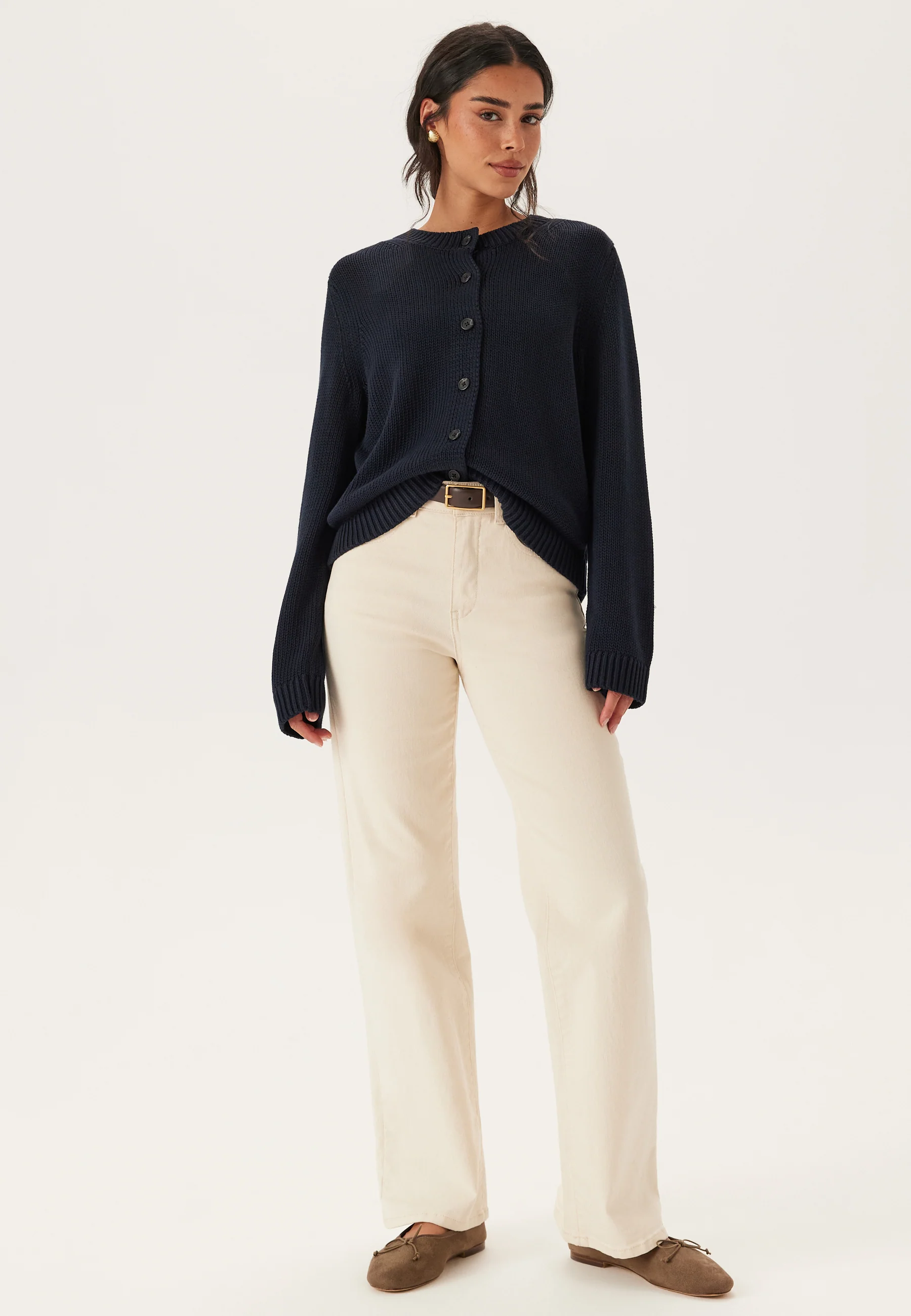 Slfivy Ls Knit O-neck Cardigan - Image 4