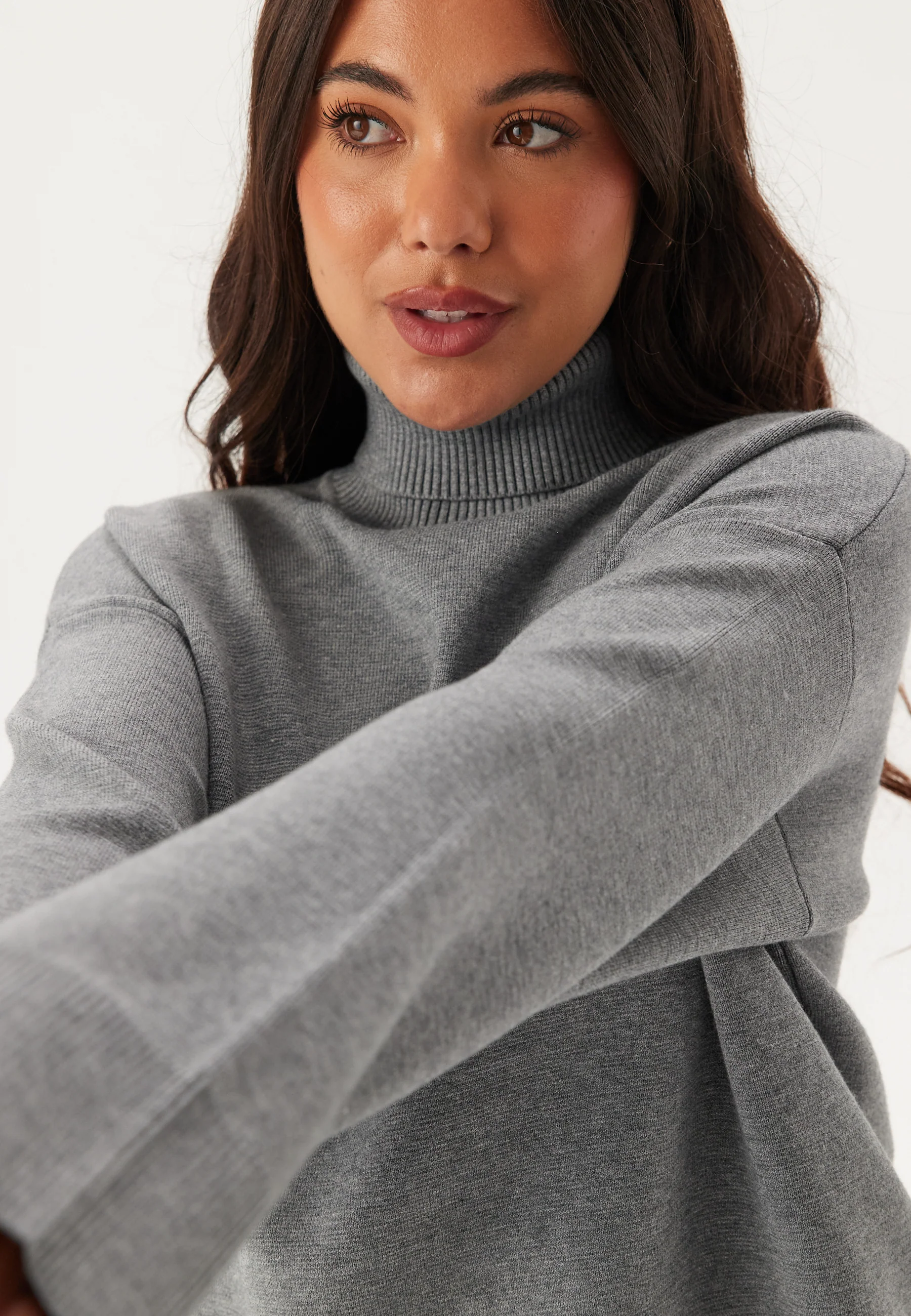 Slfkamma Ls Knit Roll Neck Noo - Image 5