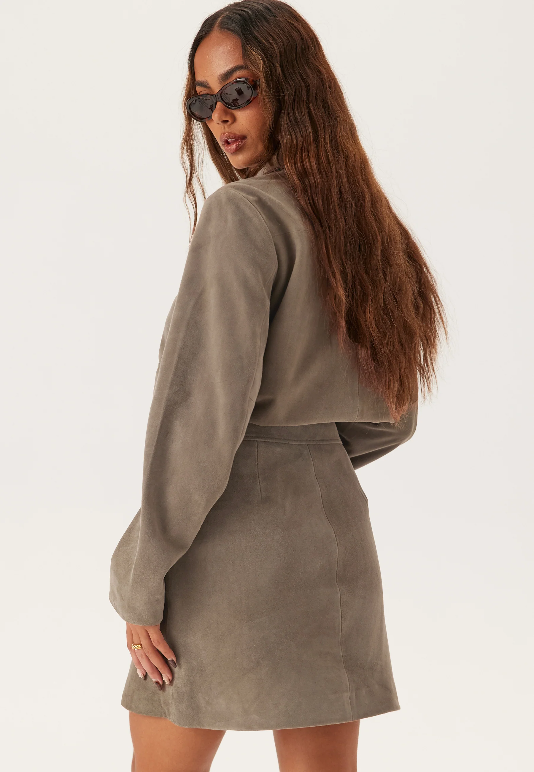 Slfkaya Mw Suede Skirt - Image 2