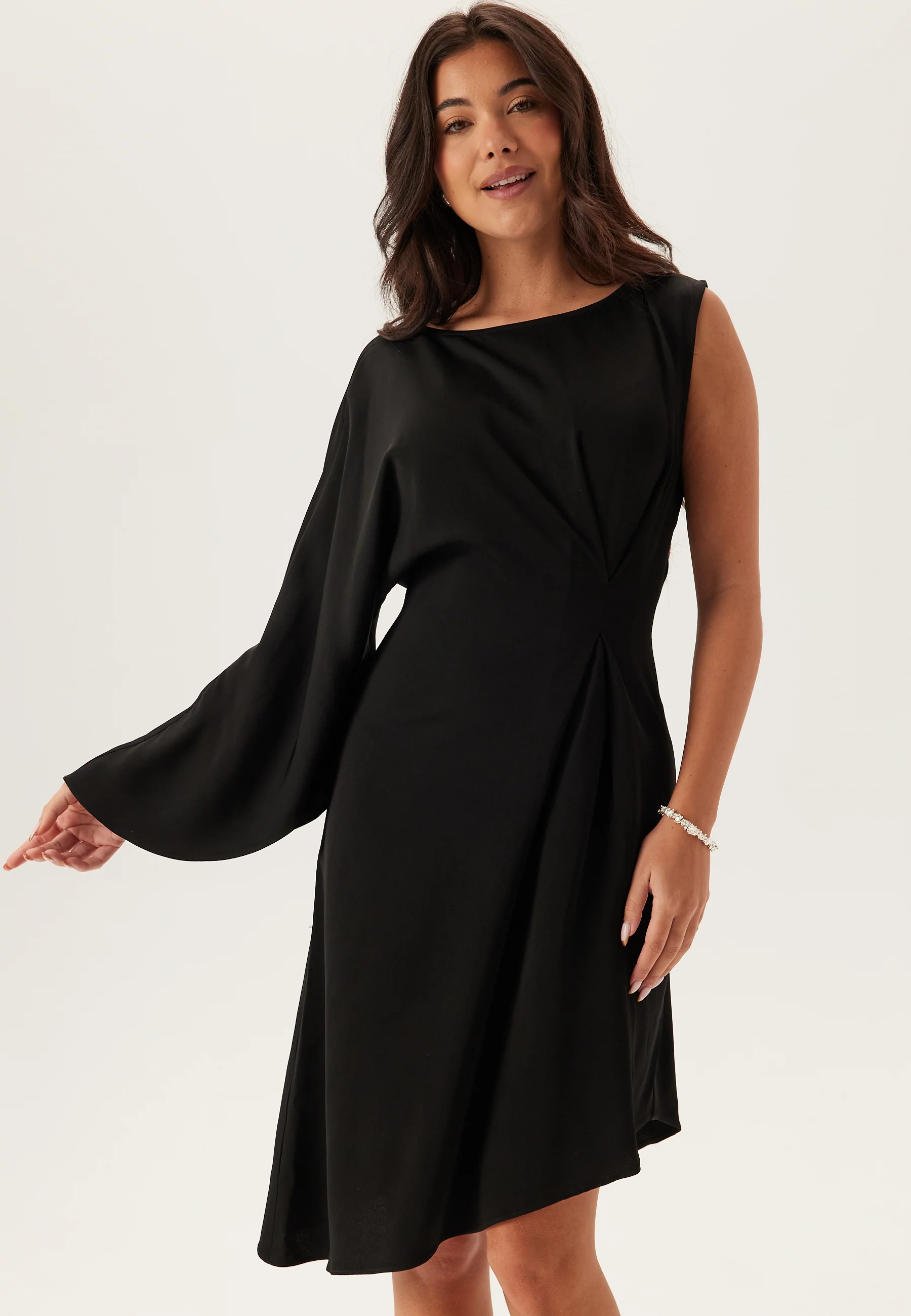 Slflaurina Regular One Shoulder Dress - Image 2