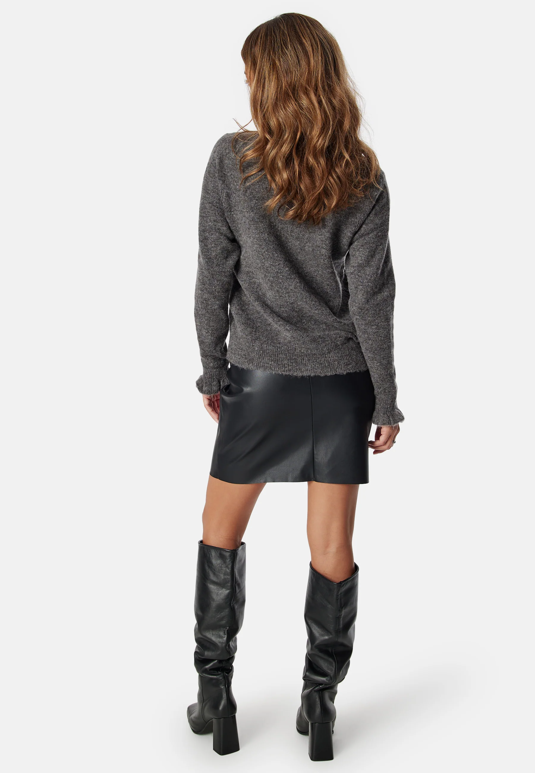 Slflulu Ls Knit Frill Cuff - Image 4