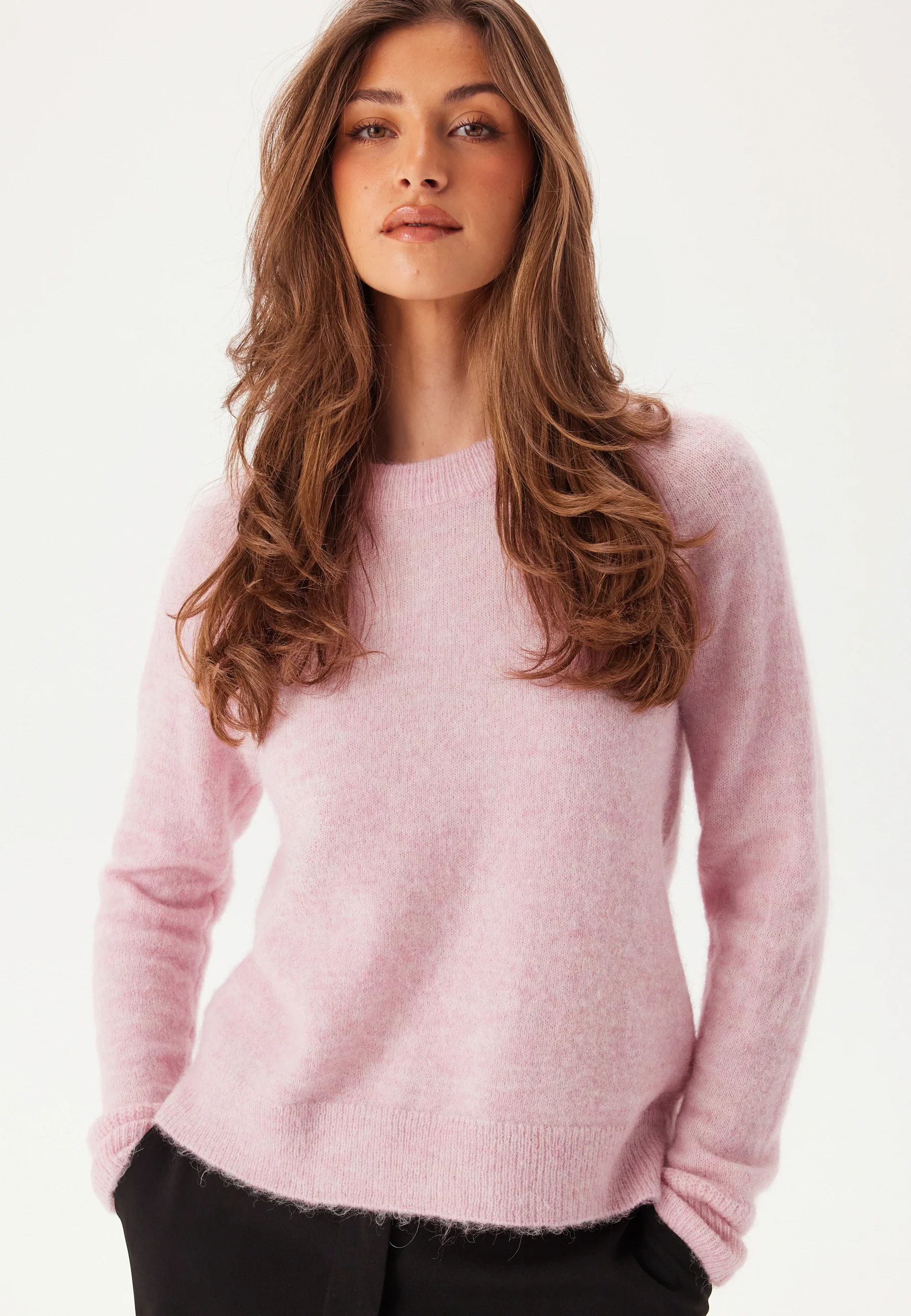 Slflulu LS Knit O-Neck