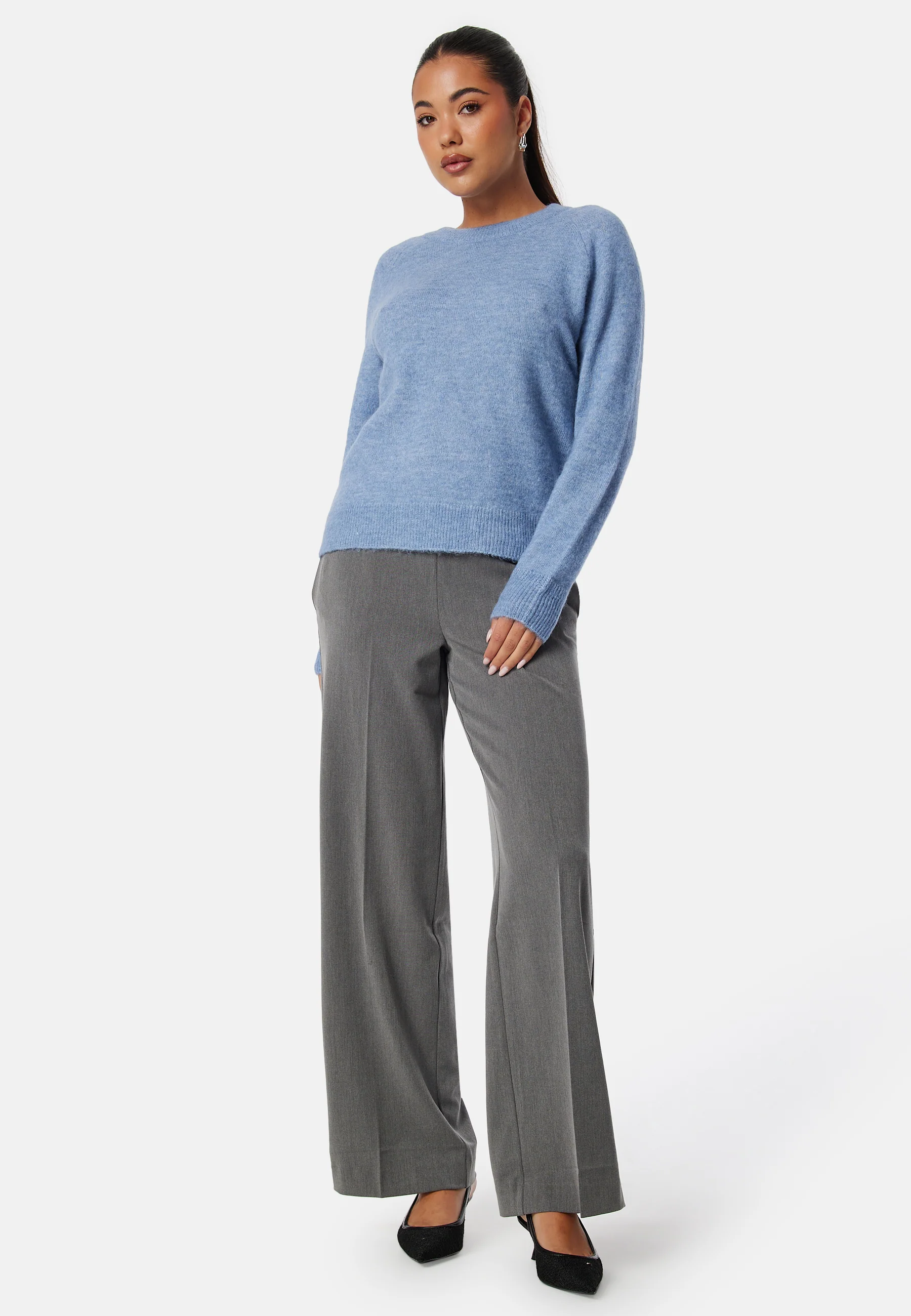 Slflulu LS Knit O-Neck - Image 3