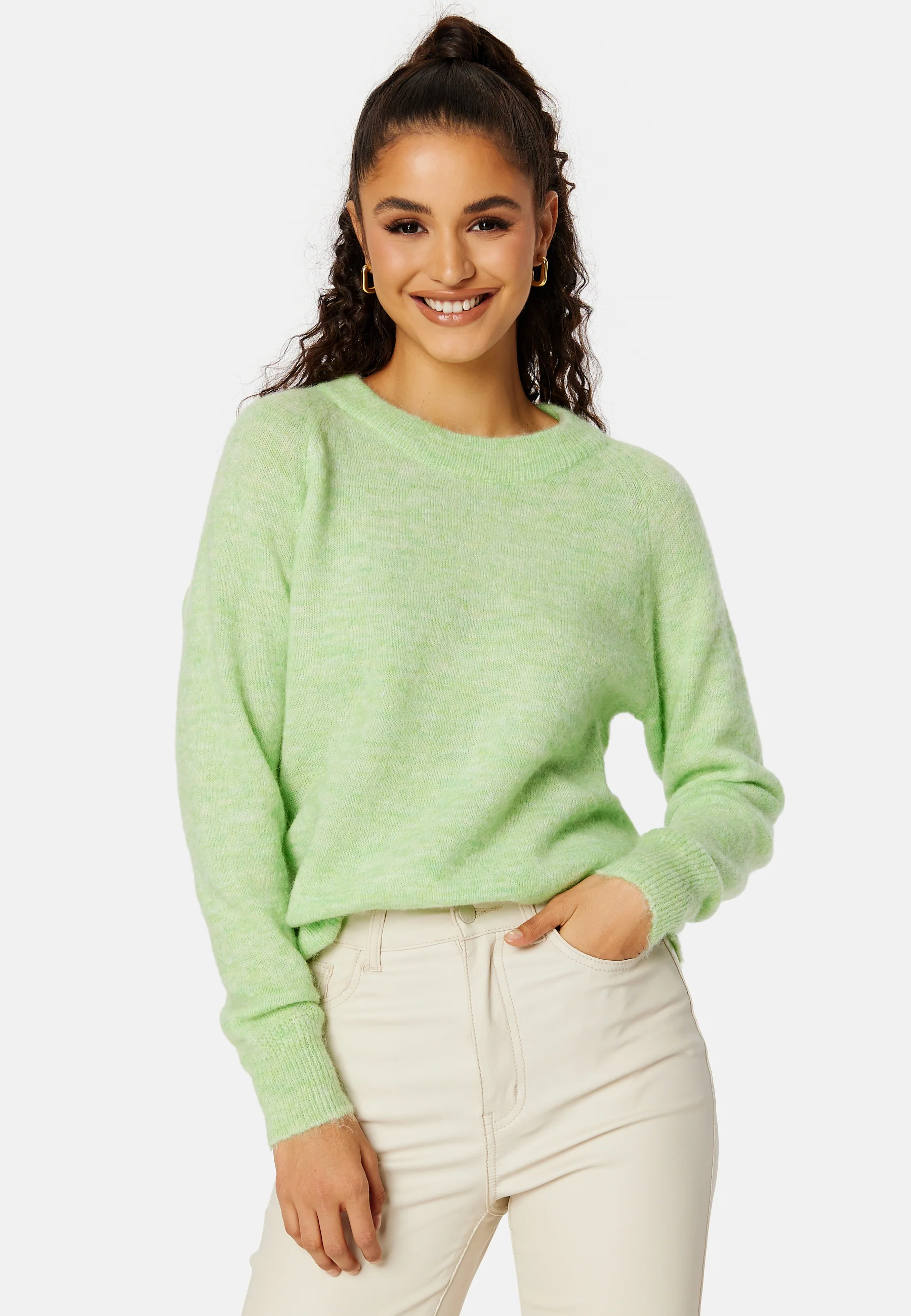 Slflulu LS Knit O-Neck - Image 2