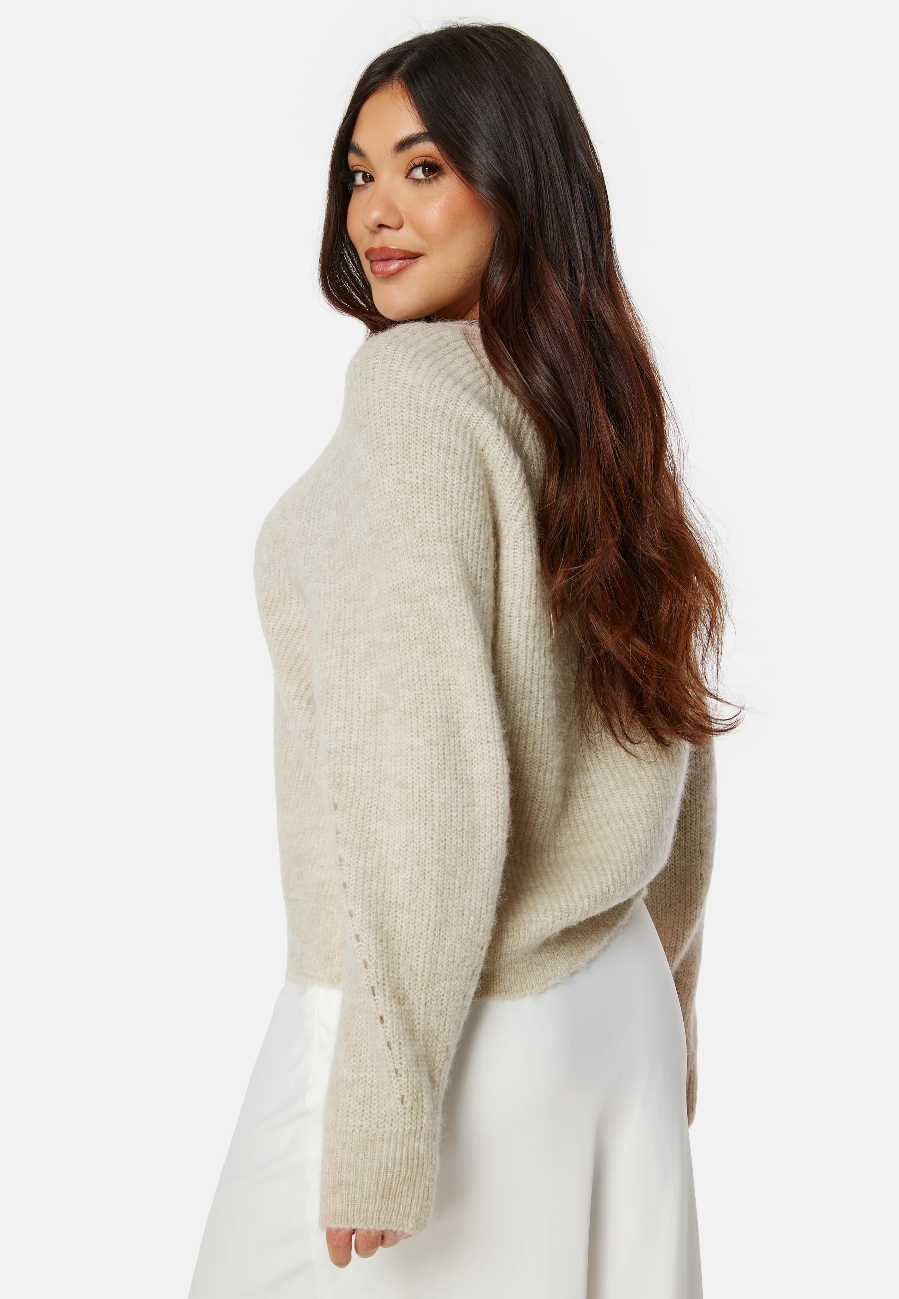 Slflulu LS knit short cardigan - Image 2