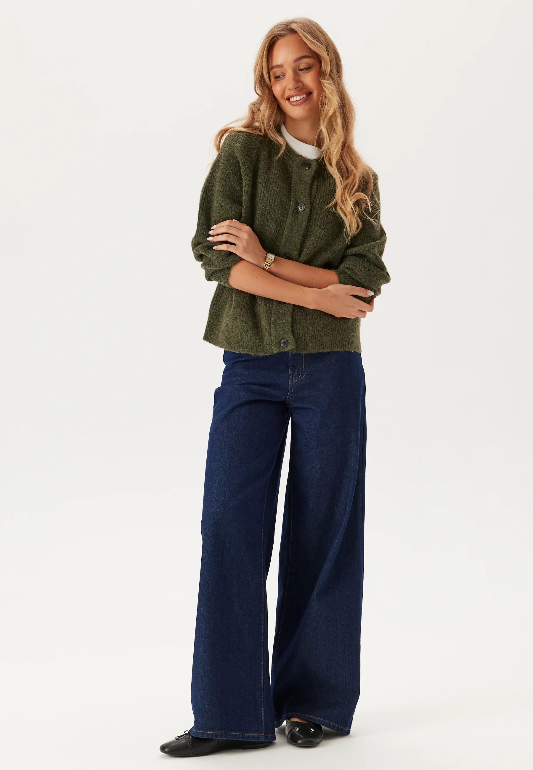 Slflulu Ls Knit Short Cardigan - Image 3