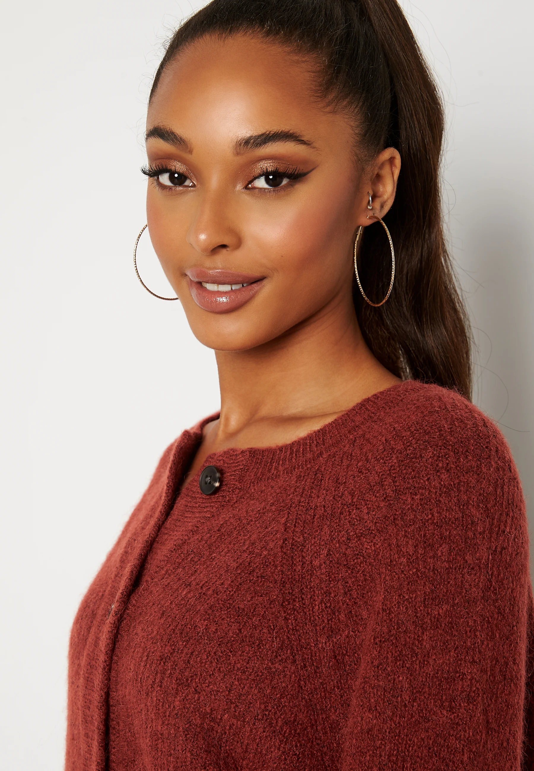 Slflulu LS knit short cardigan - Image 4