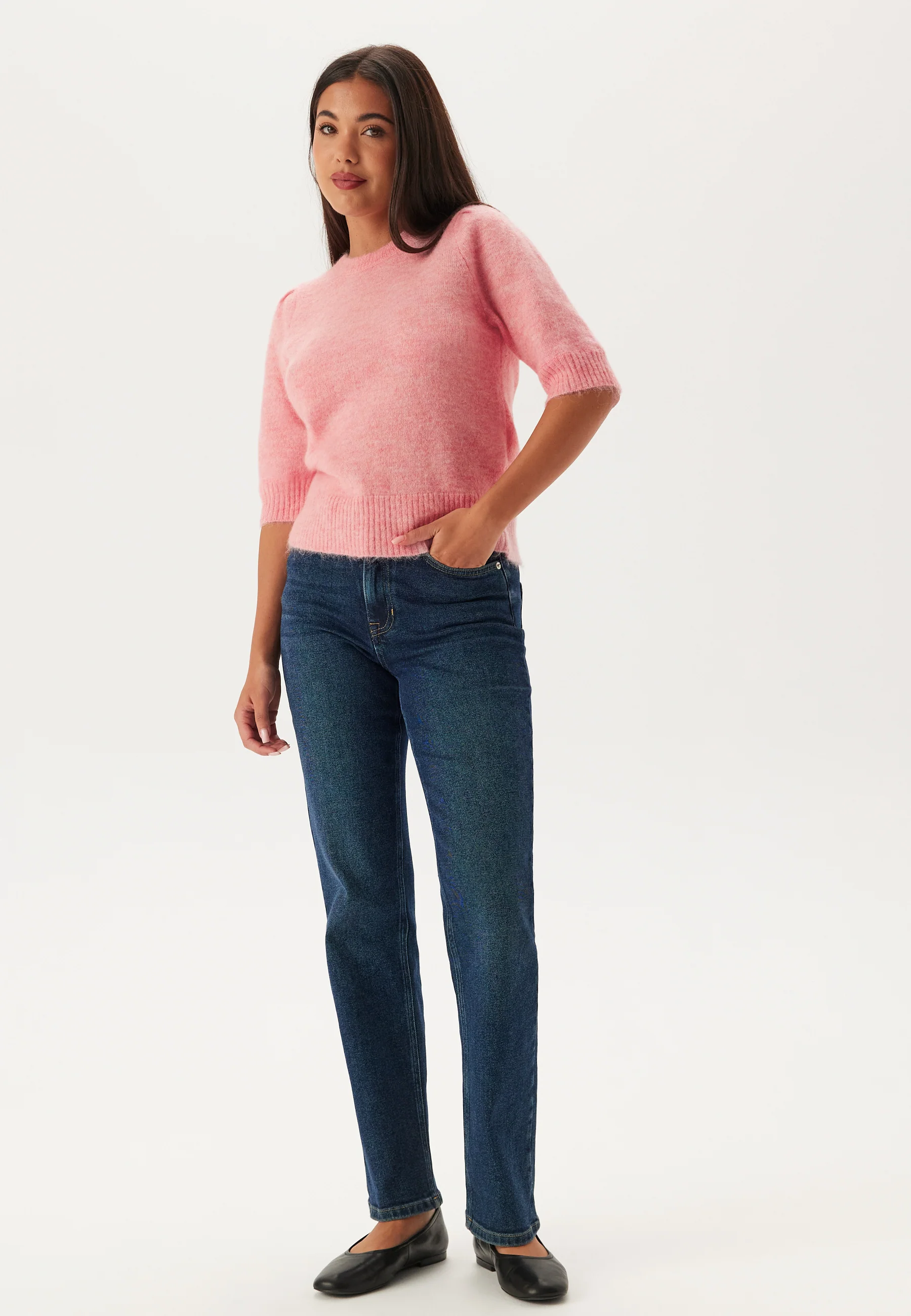 Slflulu Ss Open Back Knit O_x0 - Image 3