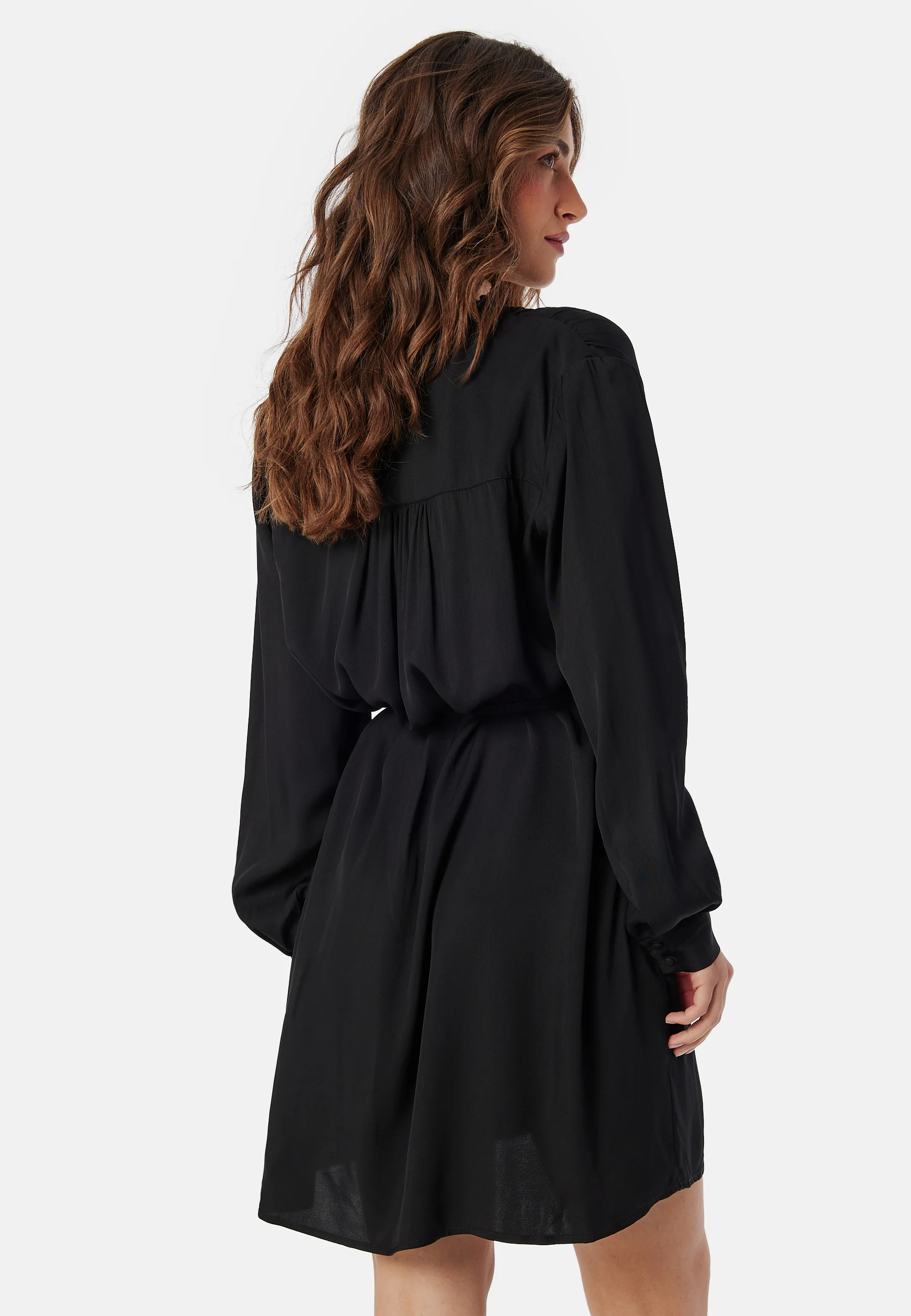 Slfmaddi Ls V-neck Short Dress - Image 2