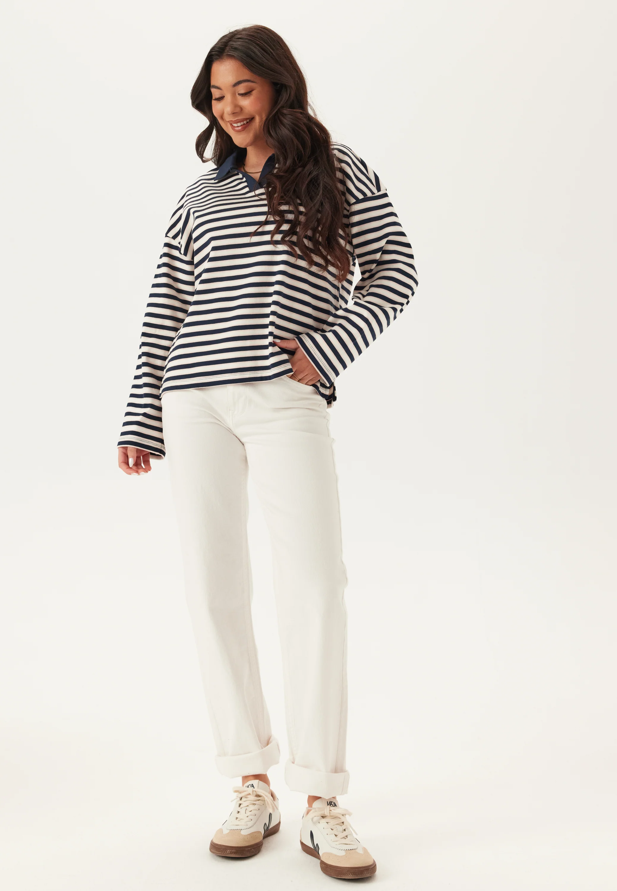 Slfmilly Ls Polo - Image 3