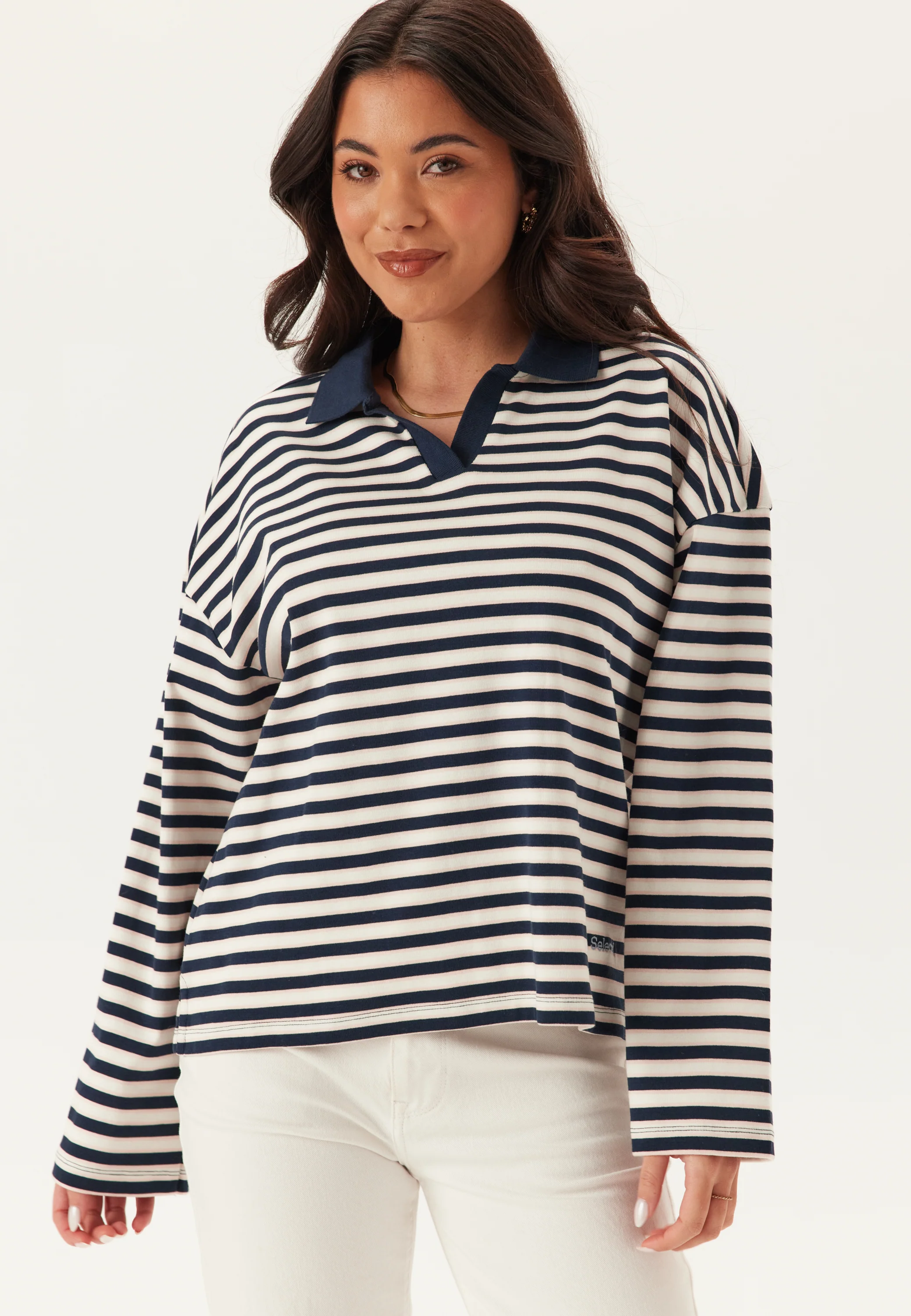 Slfmilly Ls Polo - Image 4