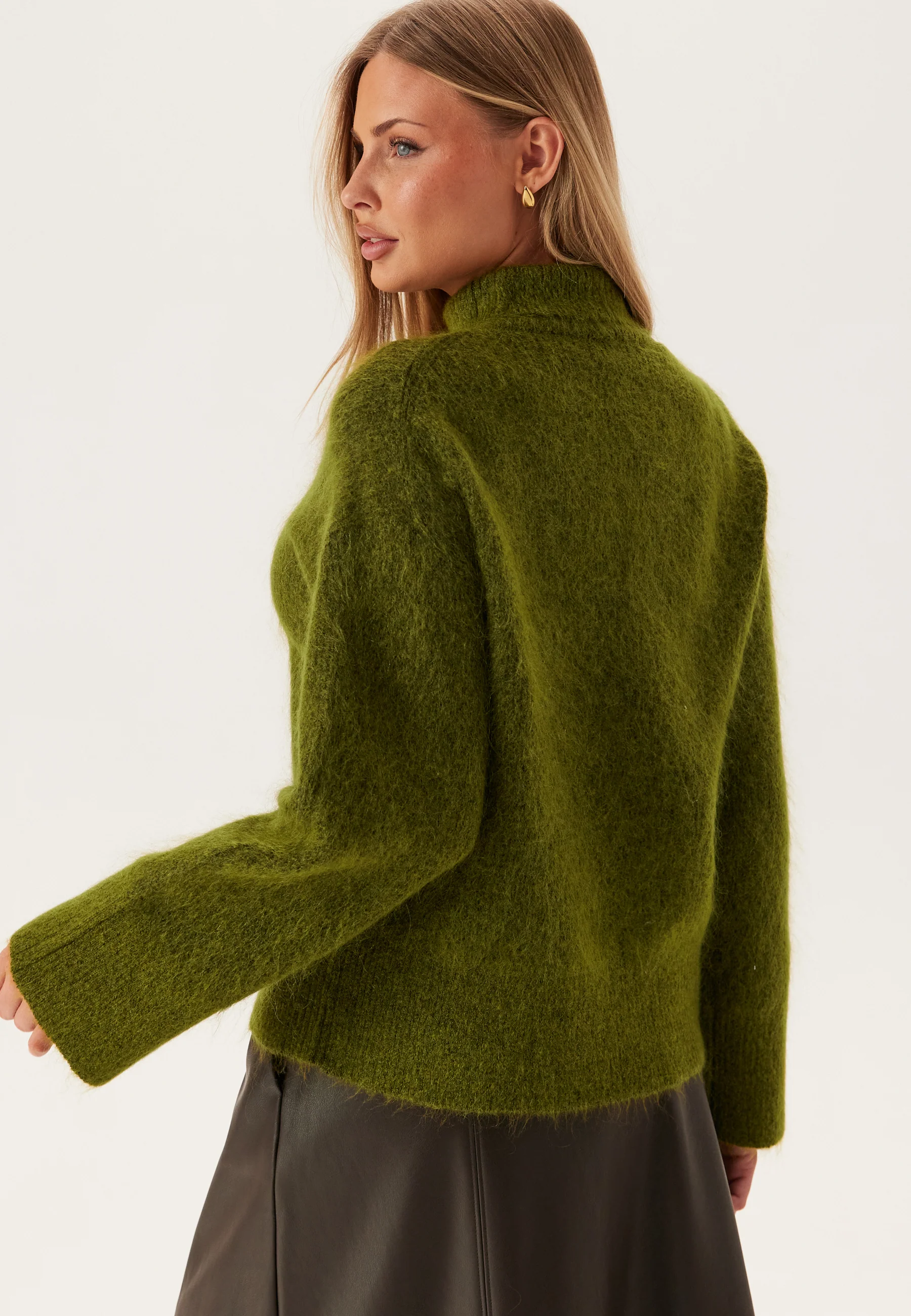 Slfmira Mohair Ls Knit High_x0 - Image 2