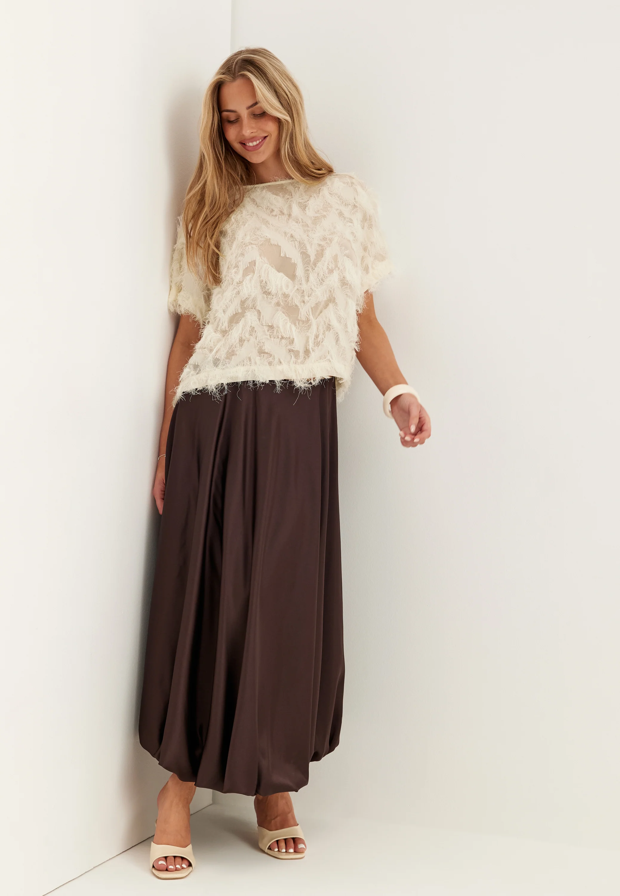 Slfmyline Ss Boat Neck Top - Image 4