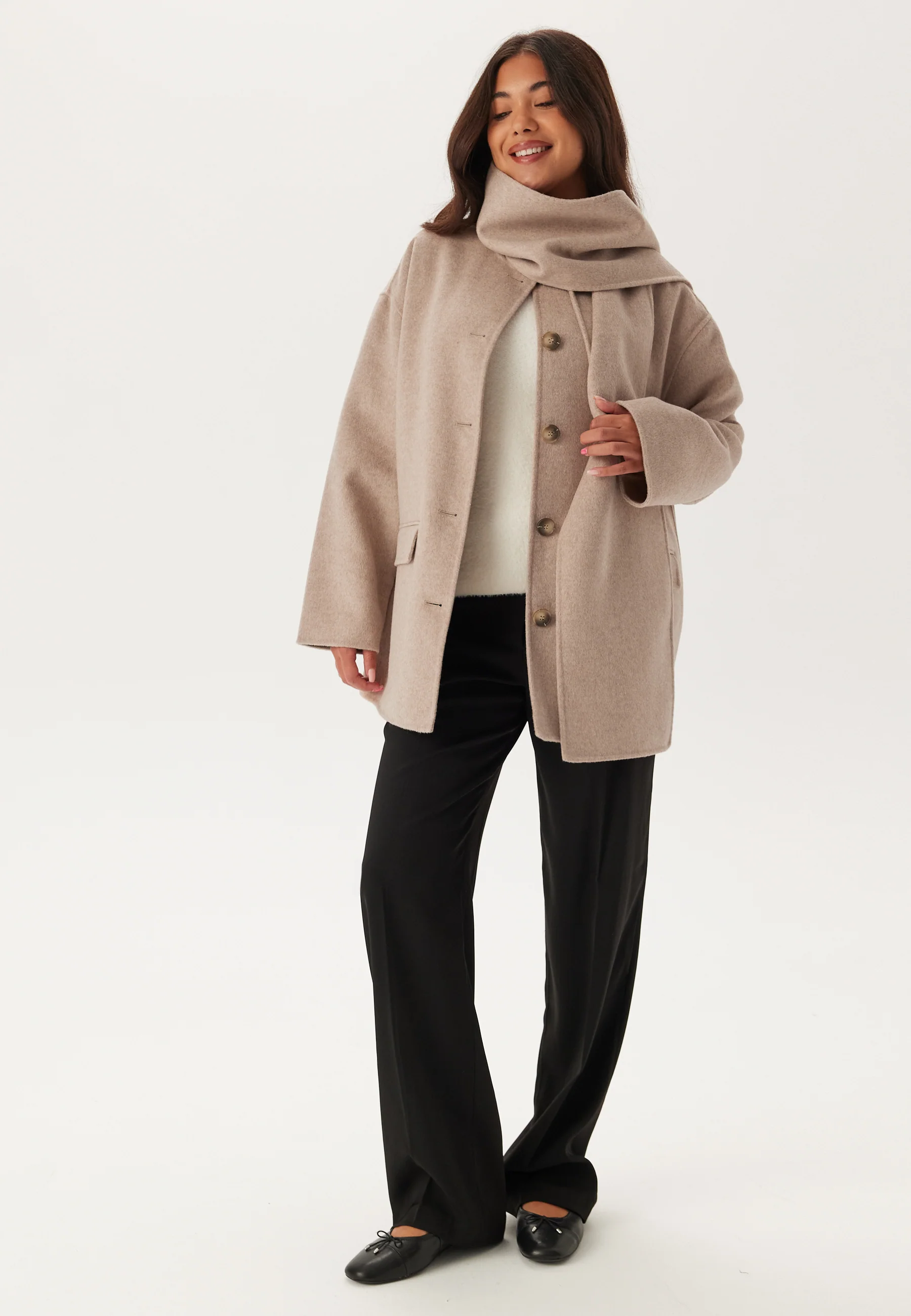 Slfpam Handmade Scarf Jacket - Image 4