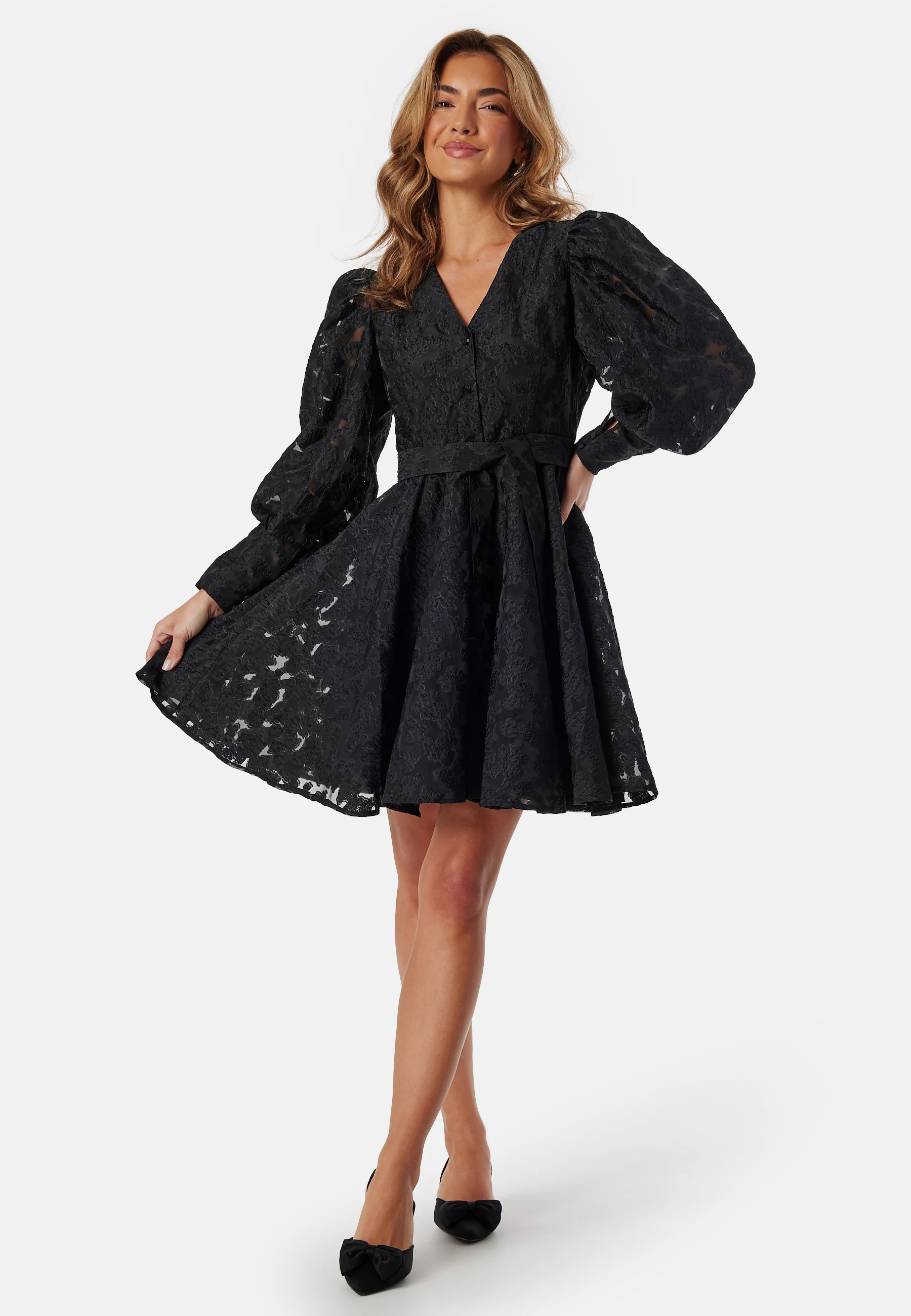 Slfpandora Ls Short Shirt Dres - Image 2