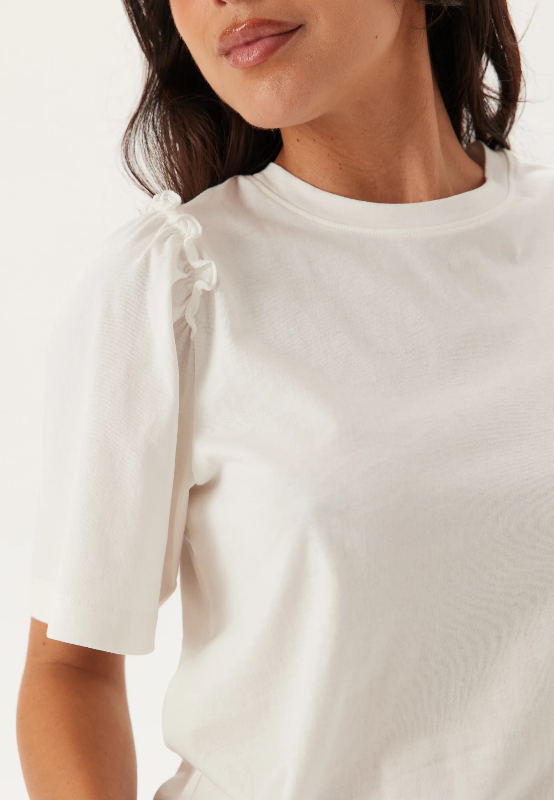 Slfpenelope 2/4 RUFFLE TEE NOO - Image 4