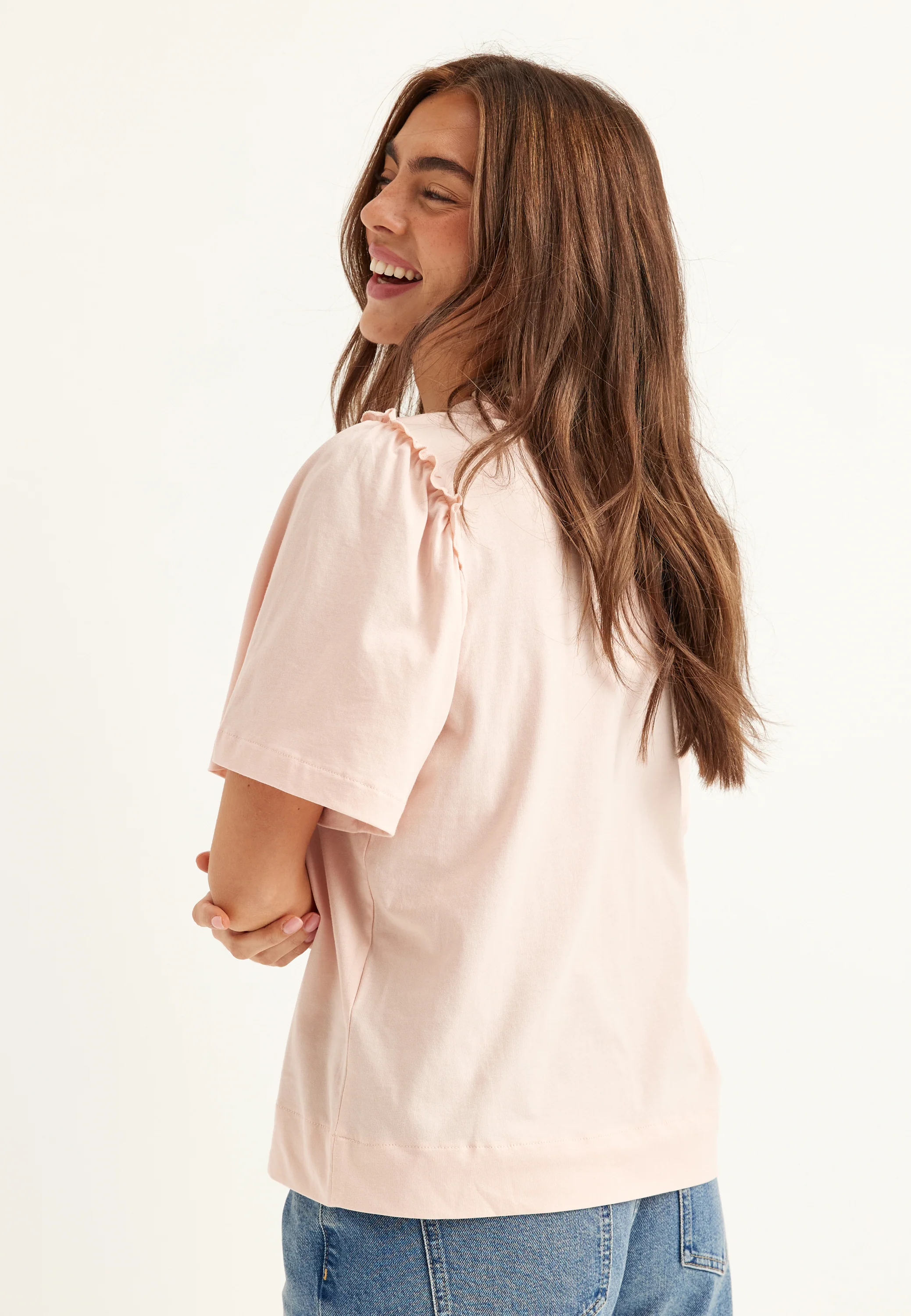 Slfpenelope 2/4 RUFFLE TEE NOOS - Image 4