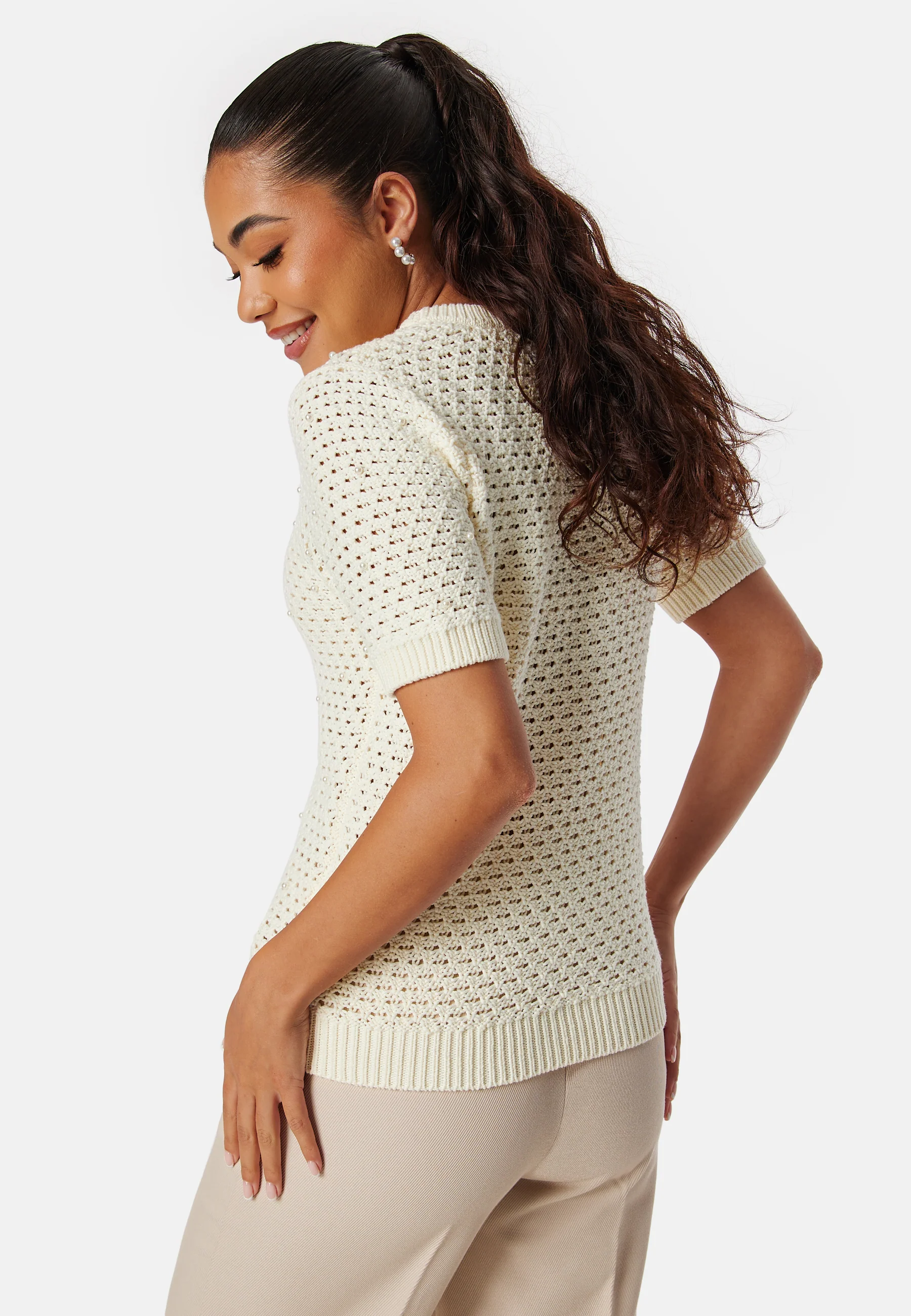 Slfpenny SS Knit Top - Image 2